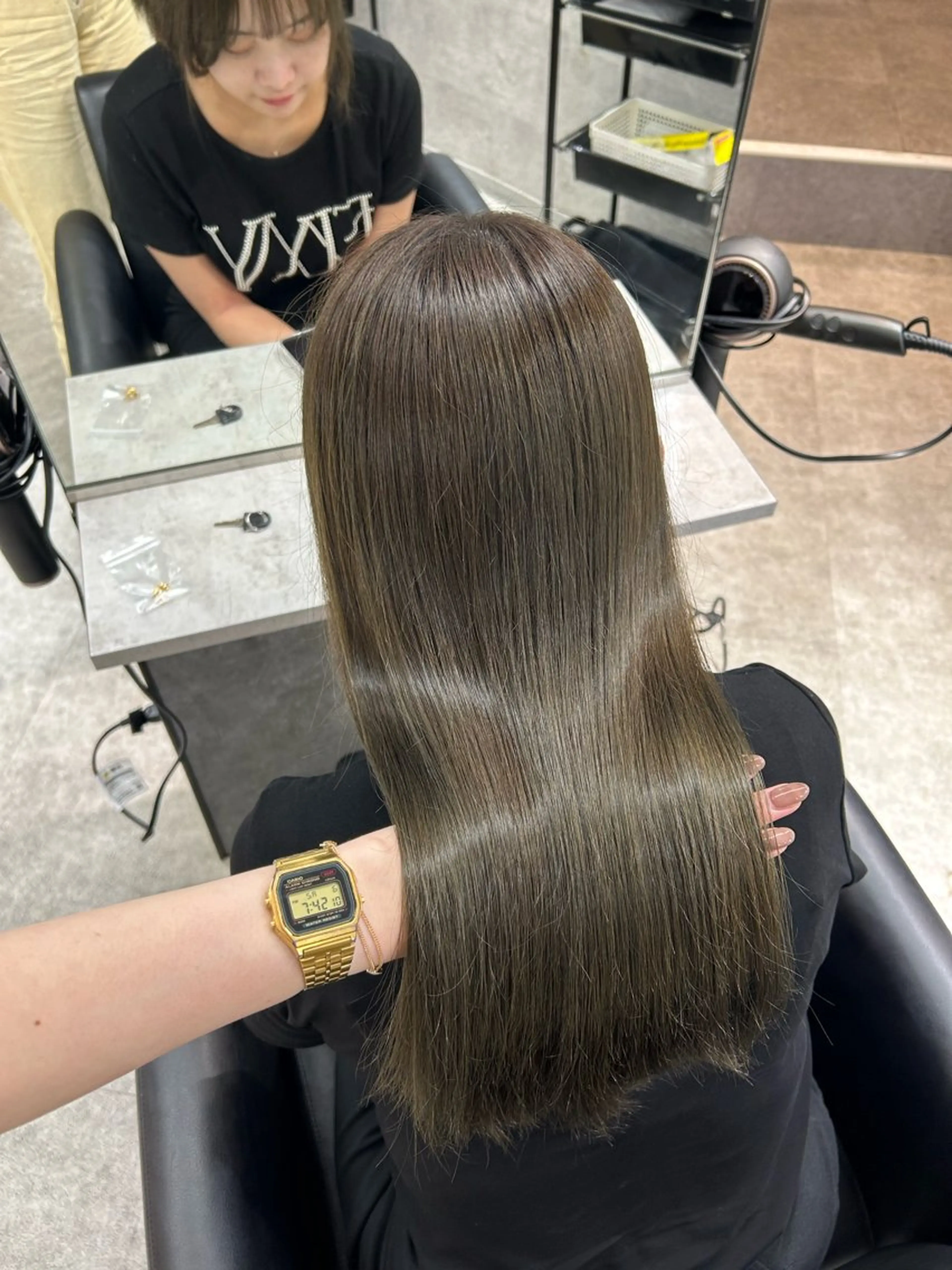 ロング カラー カット ヘアカラー トリートメント 外国人風ヘア/ 髪質改善/ayacaのヘアスタイル