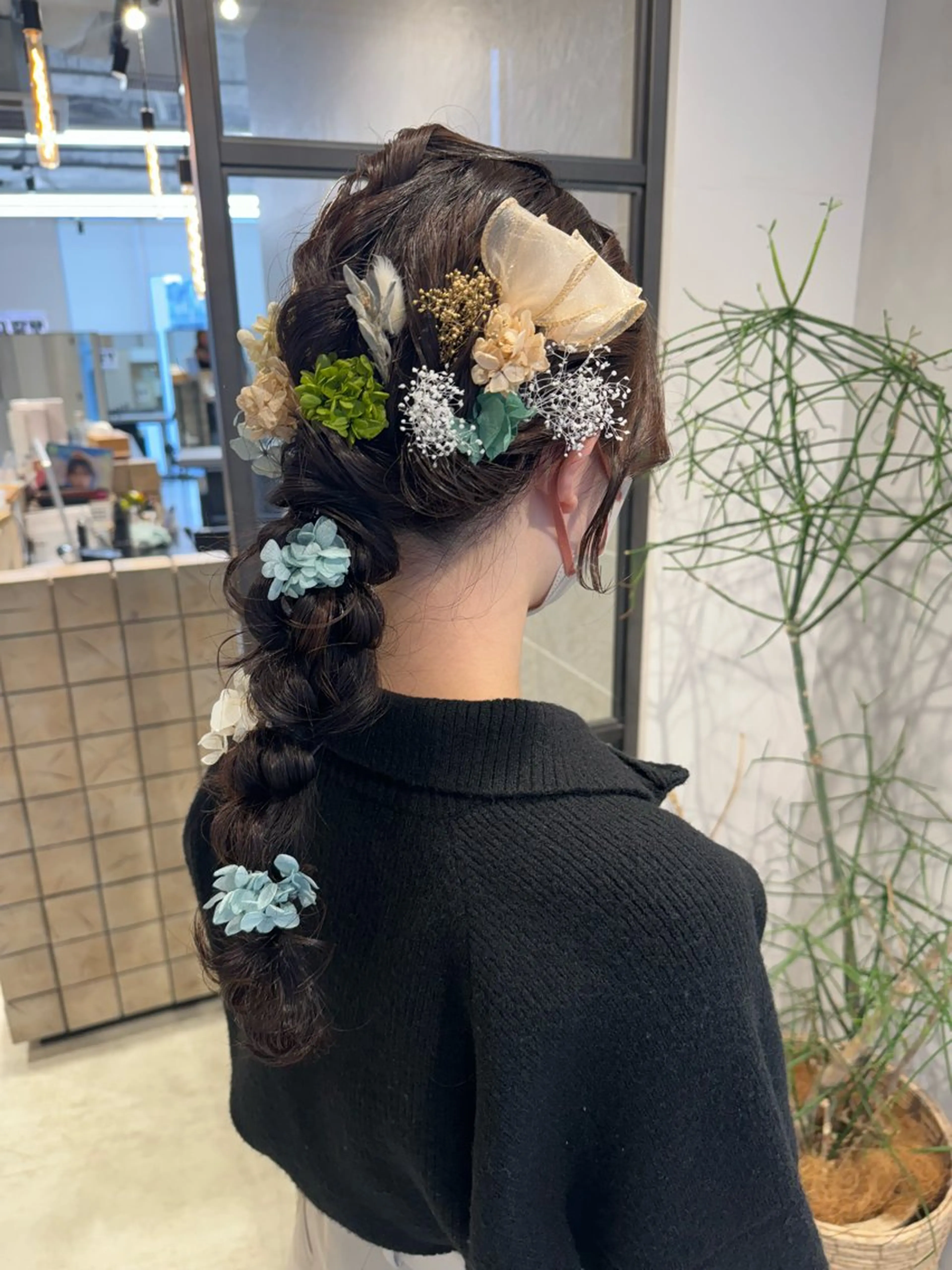 ロング ヘアアレンジ 透明感カラー✨艶髪 制作🌱山根あゆみのヘアスタイル