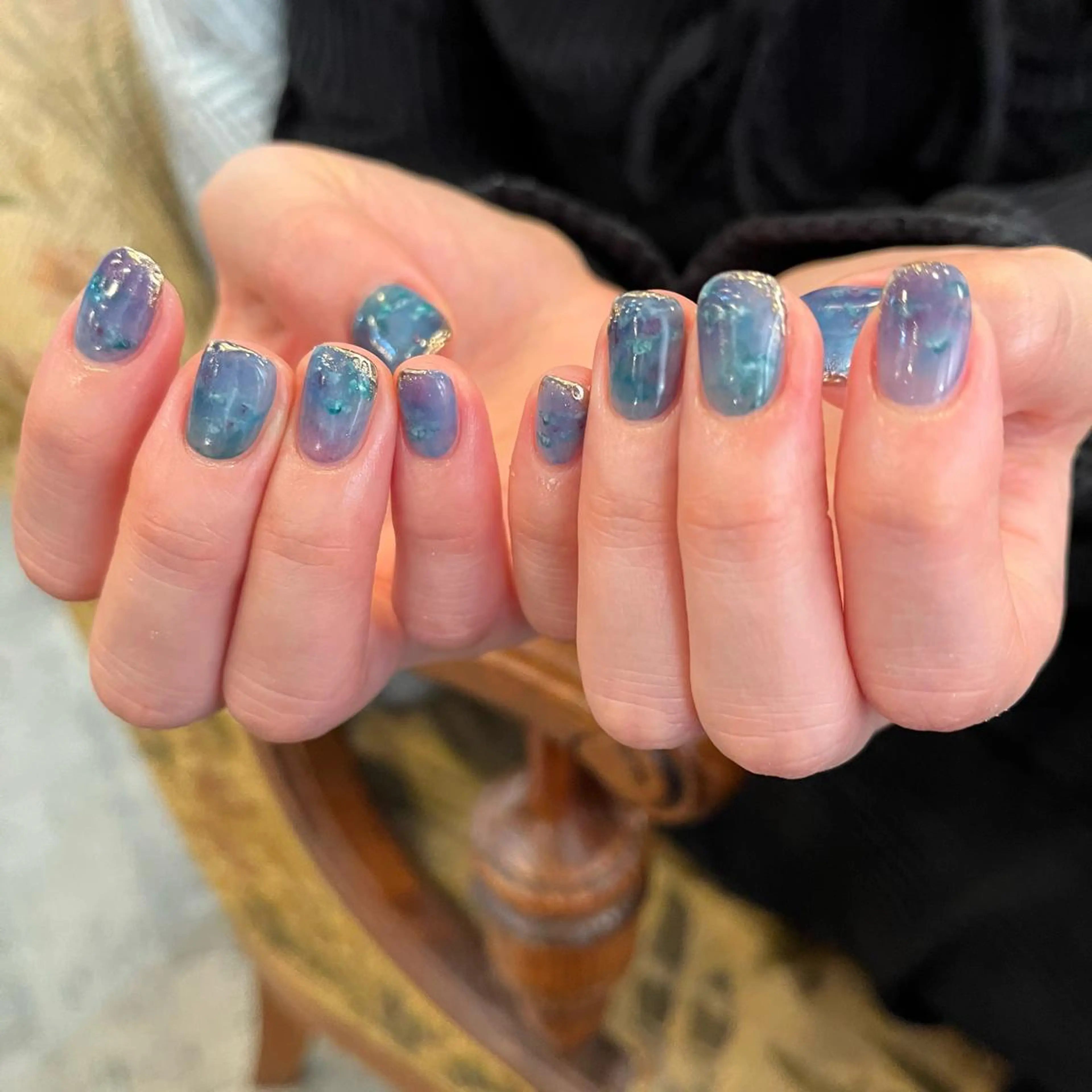 ネイル ハンドネイル Trico Antique所属・岩本 杏のネイルデザイン