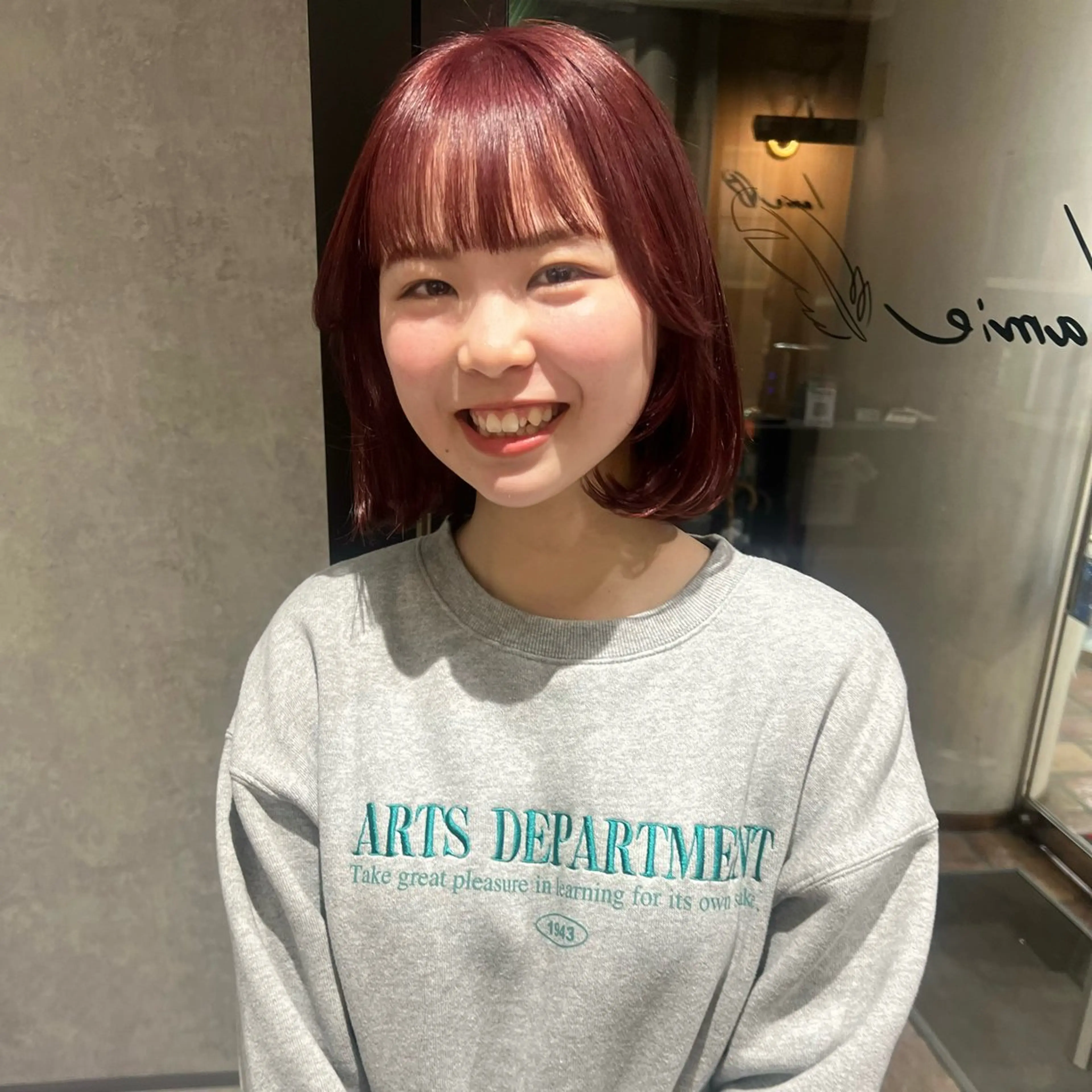 ミディアム カット ヘアカラー トリートメント AI TOKYO S所属・mizuki 【韓国レイヤー】のヘアスタイル