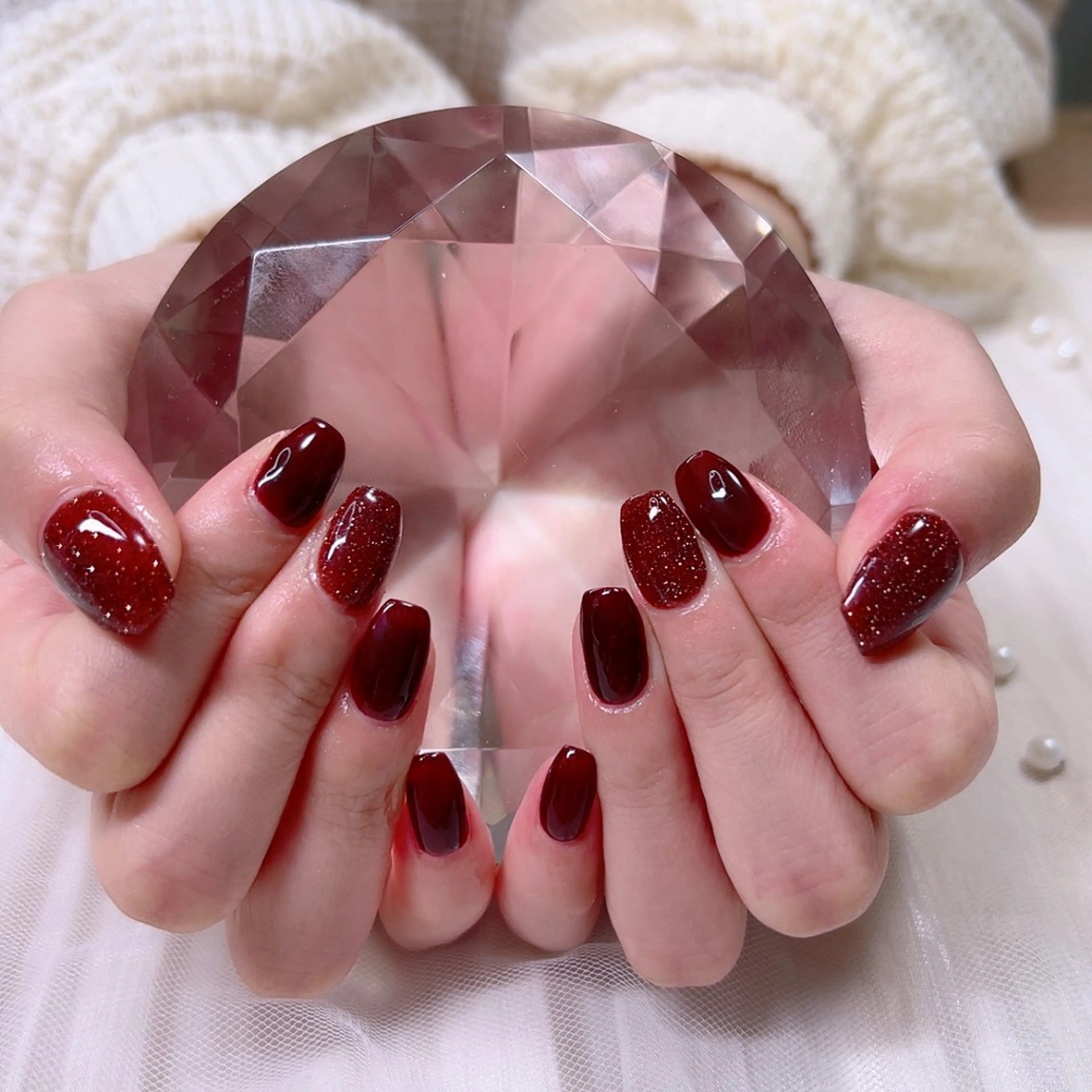 ネイル ワンカラーネイル ぷっくりネイル Cute Tips nailのネイルデザイン