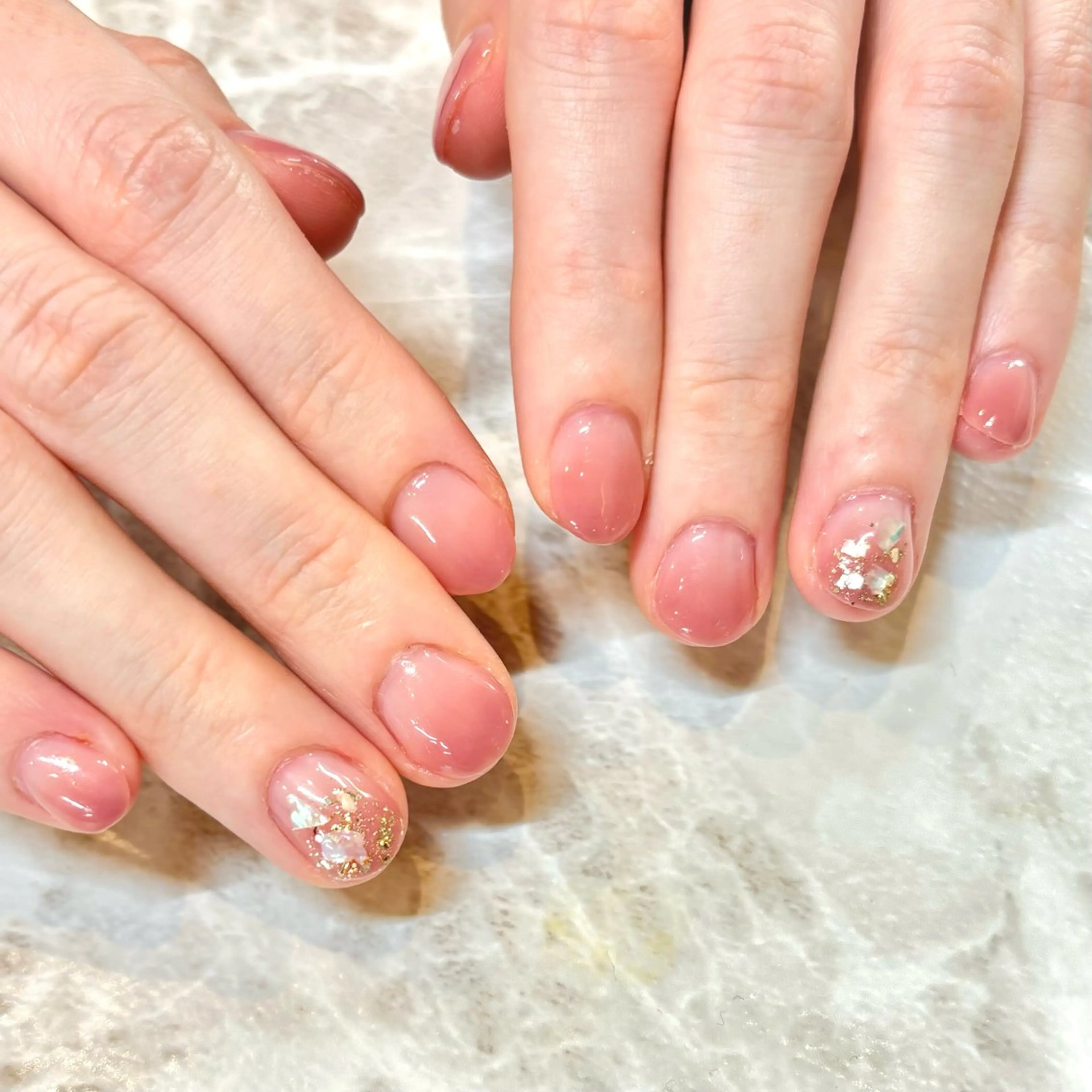 ネイル グラデーション ショートネイル SEPT NAIL こばやしのネイルデザイン