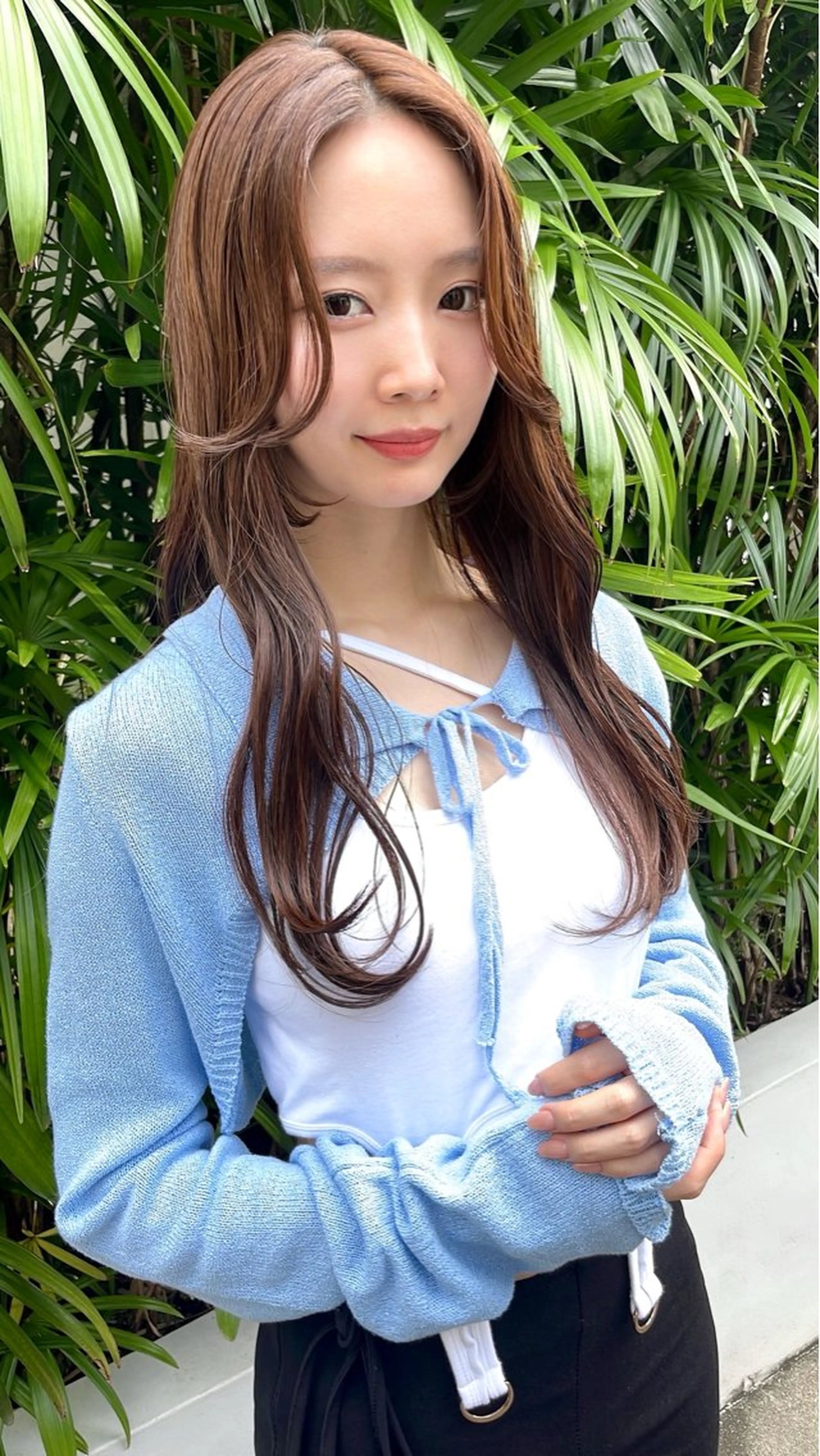 ロング ヘアカラー トリートメント 🖱️透明感カラー ×髪質改善Rikyuのヘアスタイル