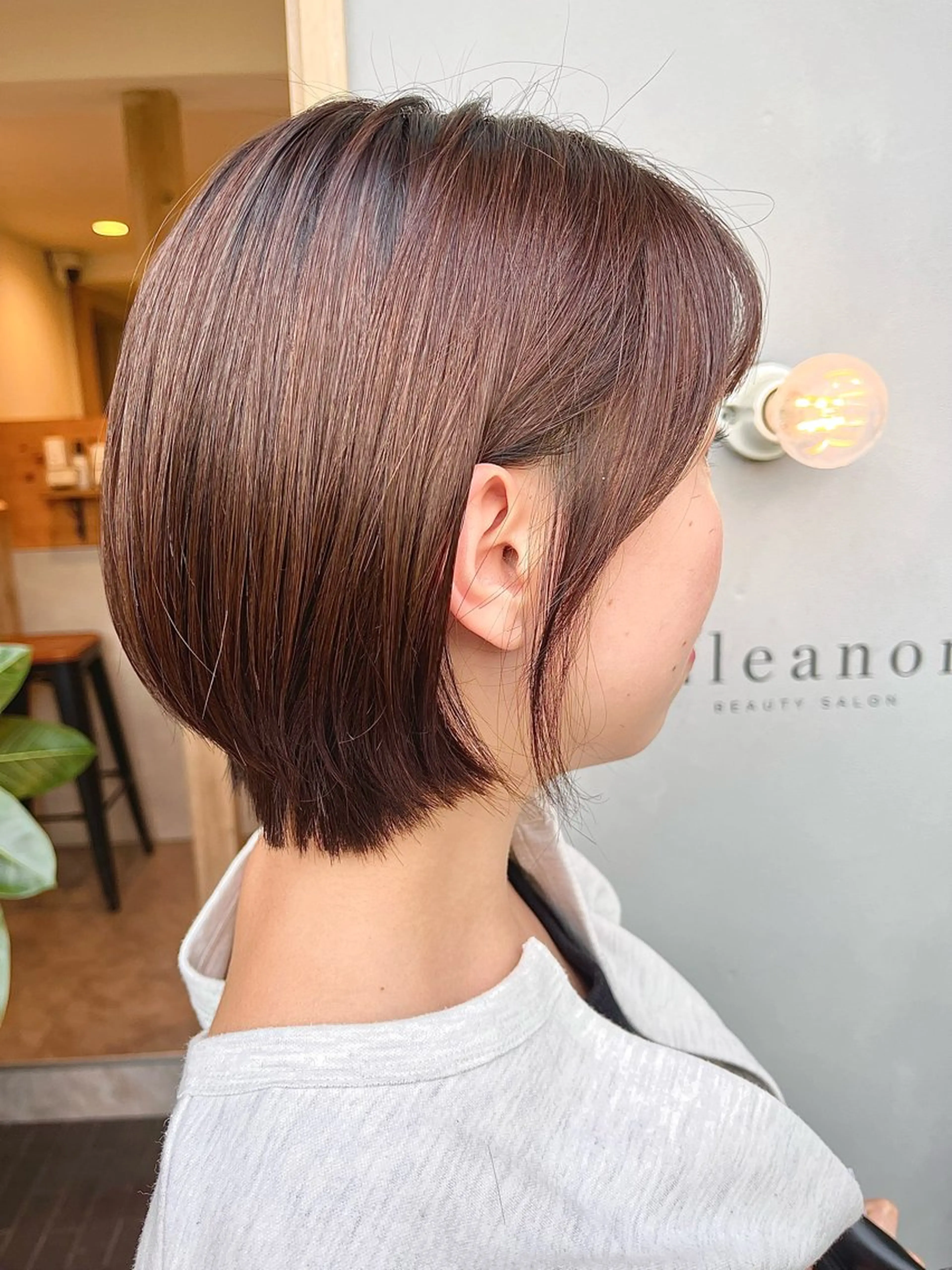 ショート ショートボブ ボブ ショートヘア Eleanor  SPA&treatment 新宿所属・眞木 翔太⭕のヘアスタイル