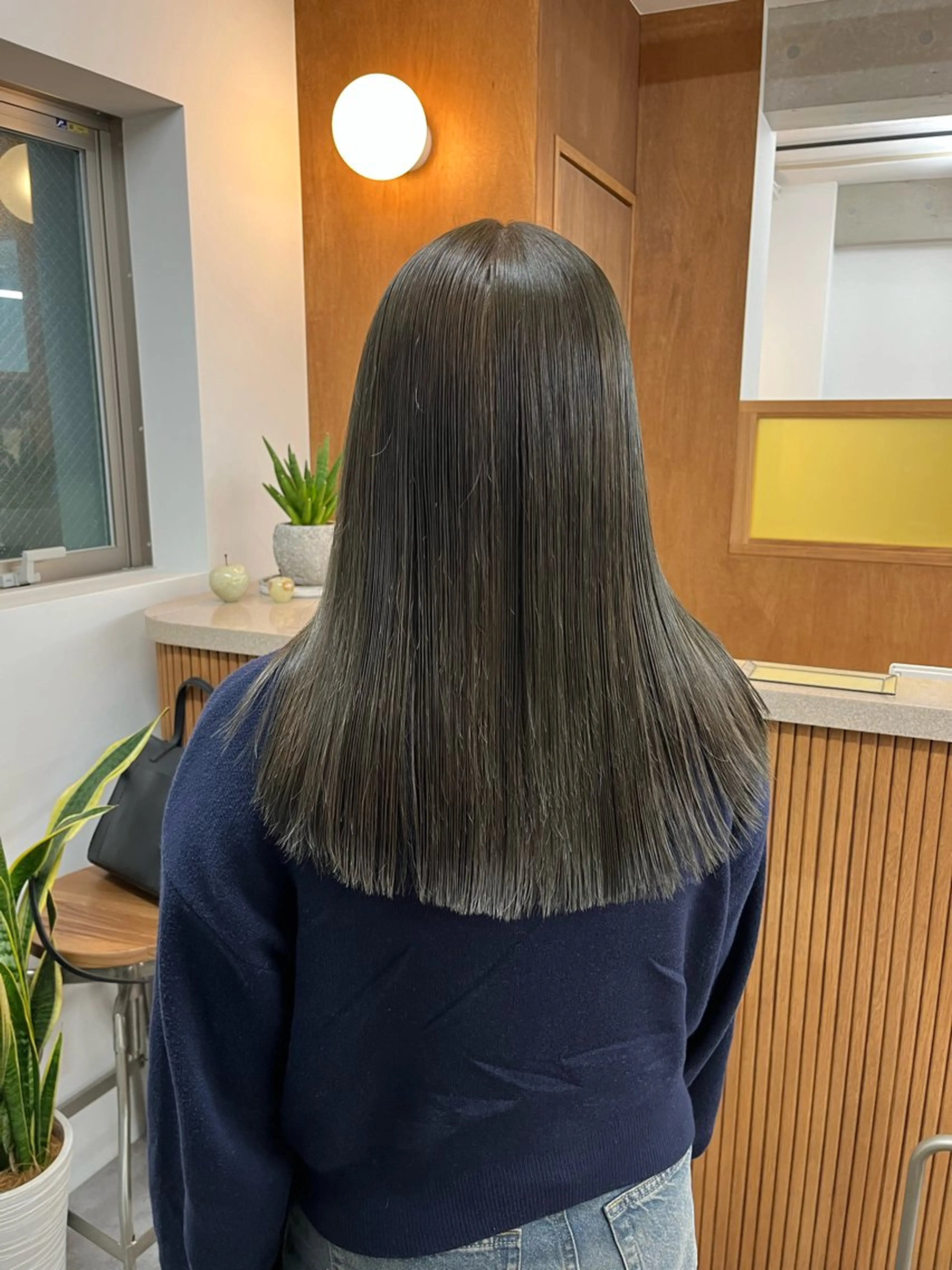 セミロング 🌙透明感カラー✖︎ カンナ🌙のヘアスタイル