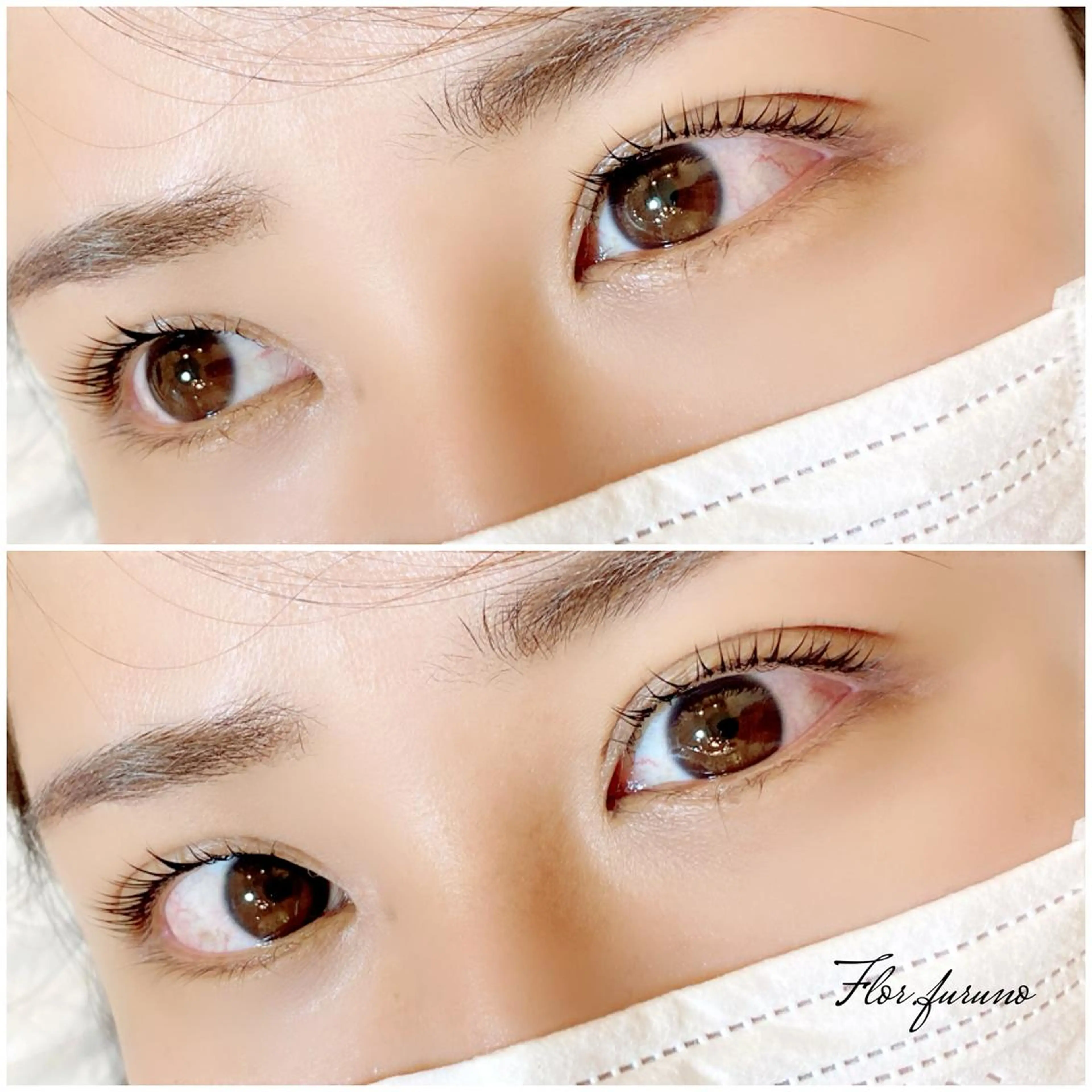 マツエク・マツパ アイブロウ マツパ Flor上大岡 ＊フルノ リナ＊のマツエク・マツパデザイン