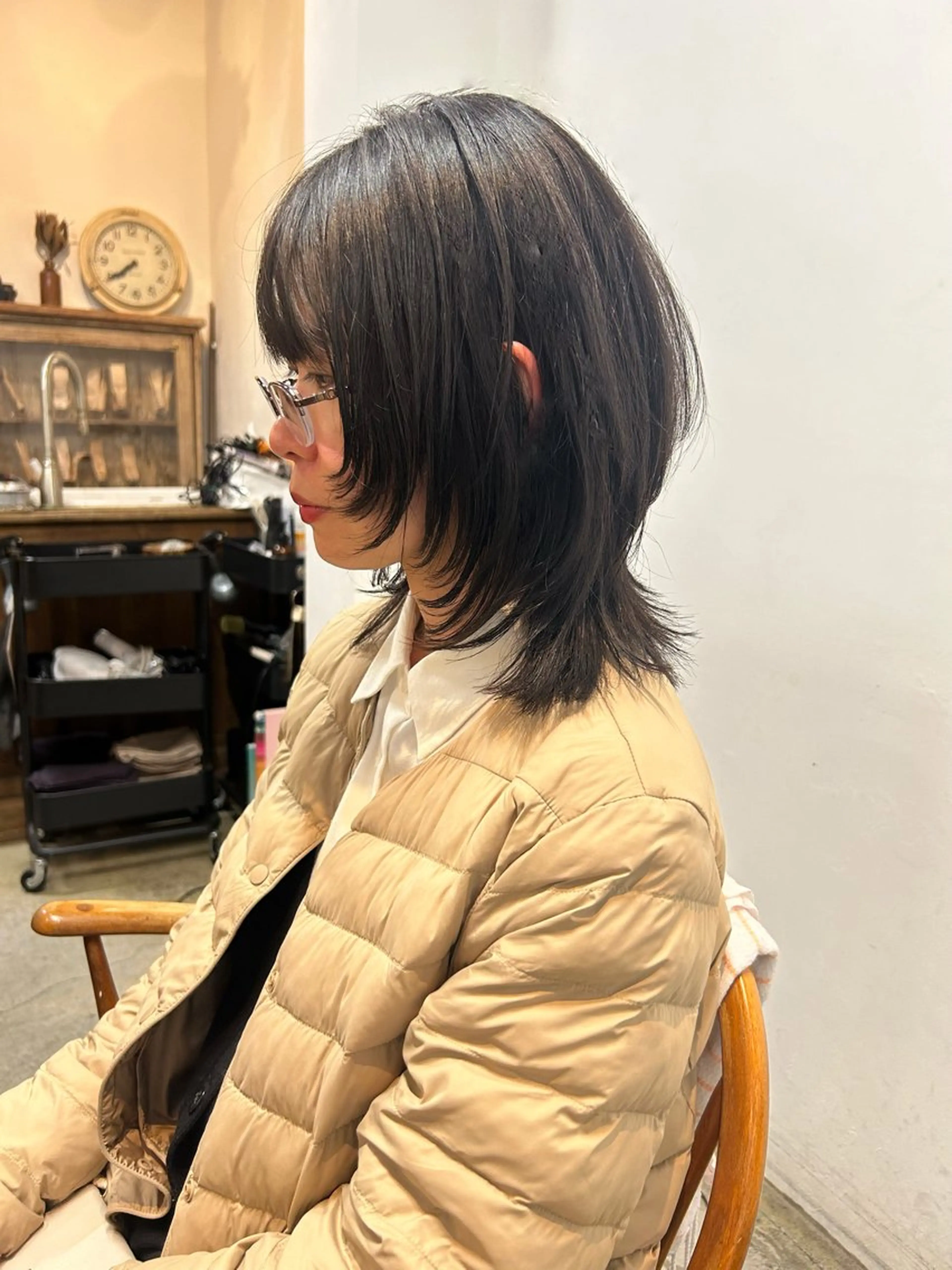 ミディアム 韓国レイヤー/ハイ トーン/優太のヘアスタイル