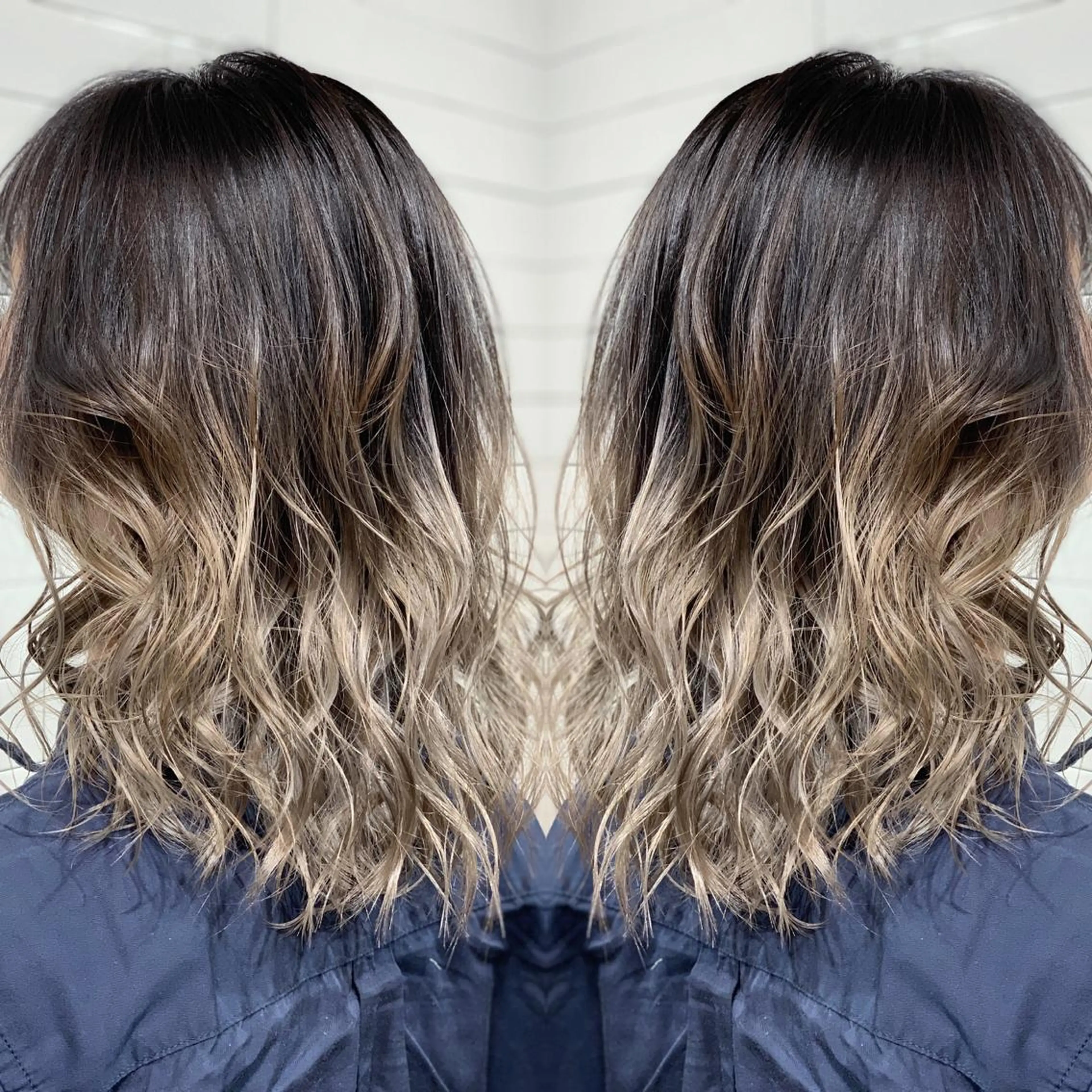 ミディアム カラー パーマ ヘアアレンジ メンズ キッズ ネイル マツエク・マツパ 髪質改善×ハイトーン 中田啄也のヘアスタイル