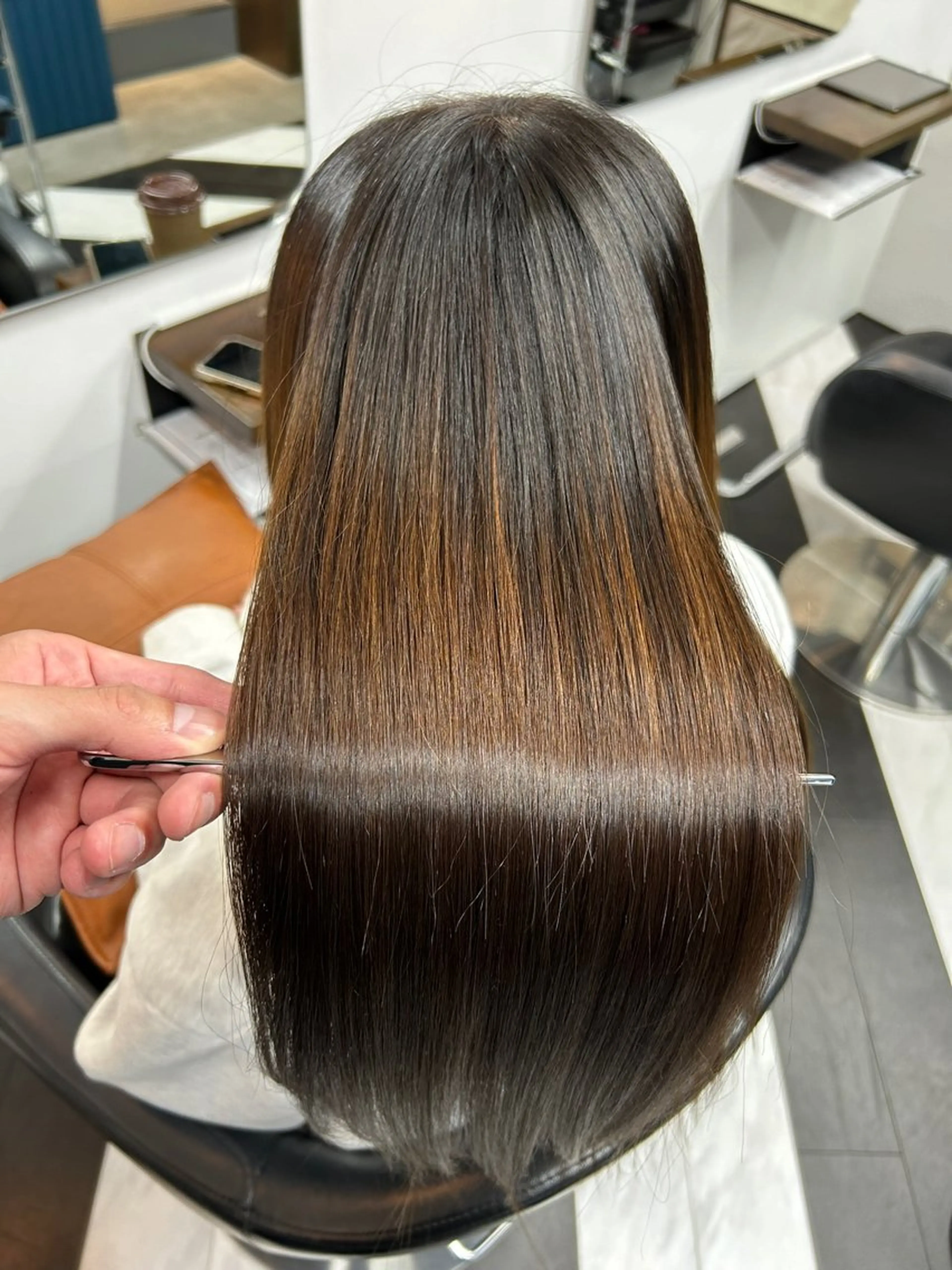 🫧新規限定口コミ割引🫧カット+美髪矯正+プレミアムトリートメント［秋葉原/髪質改善・髪質］の写真