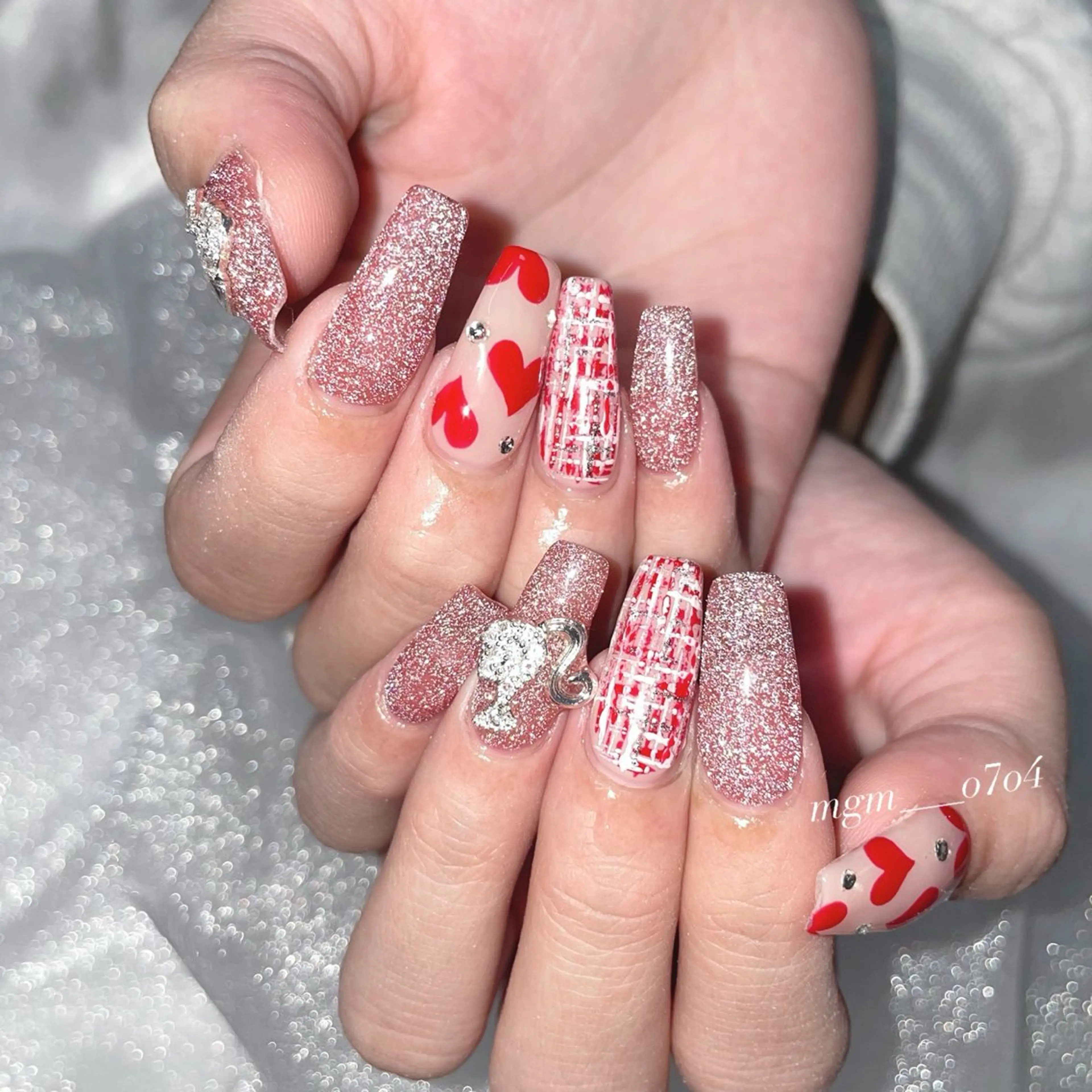 ネイル フラッシュネイル MoON...❤︎ MeGuのネイルデザイン