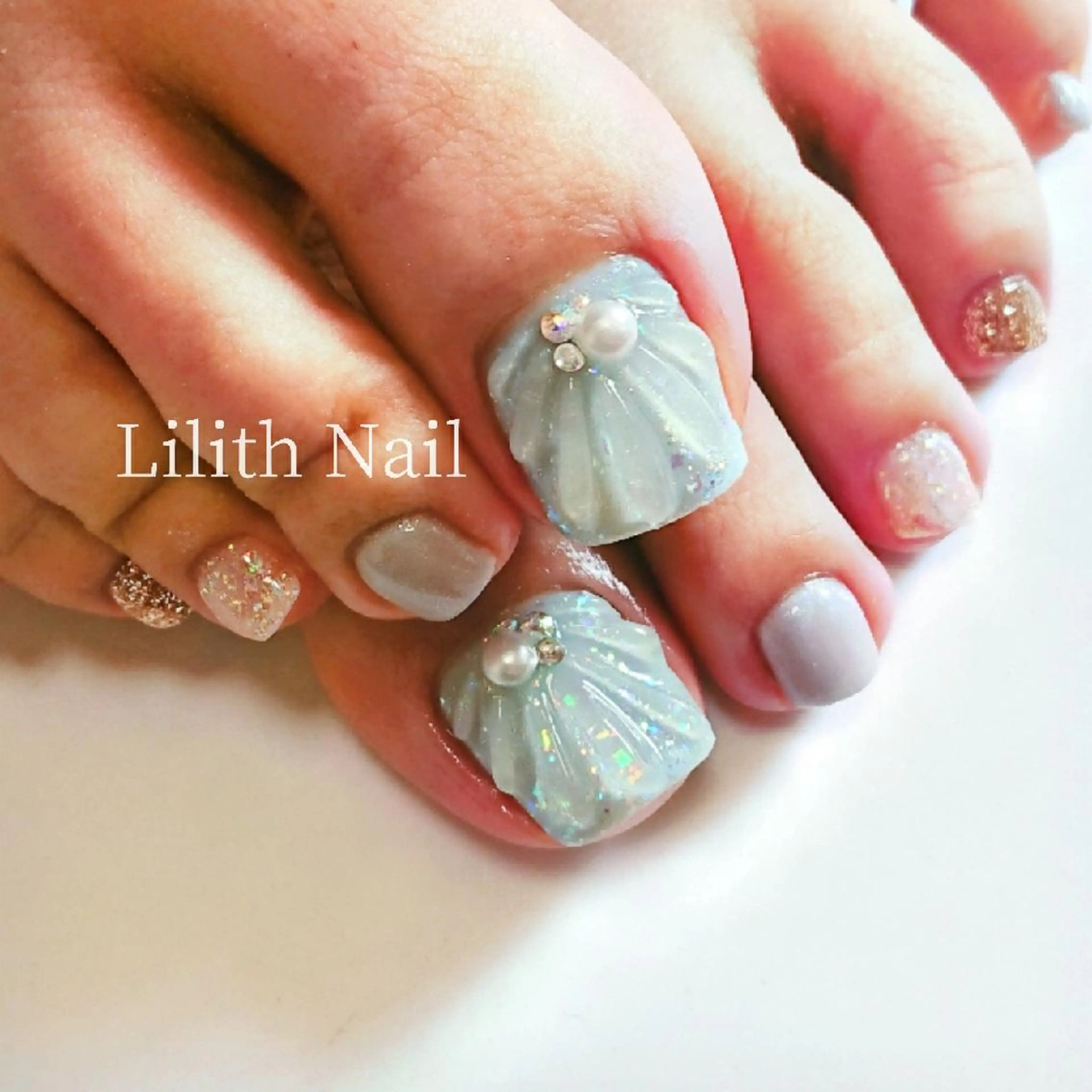 ネイル アートネイル フットネイル Lilith Nailのネイルデザイン
