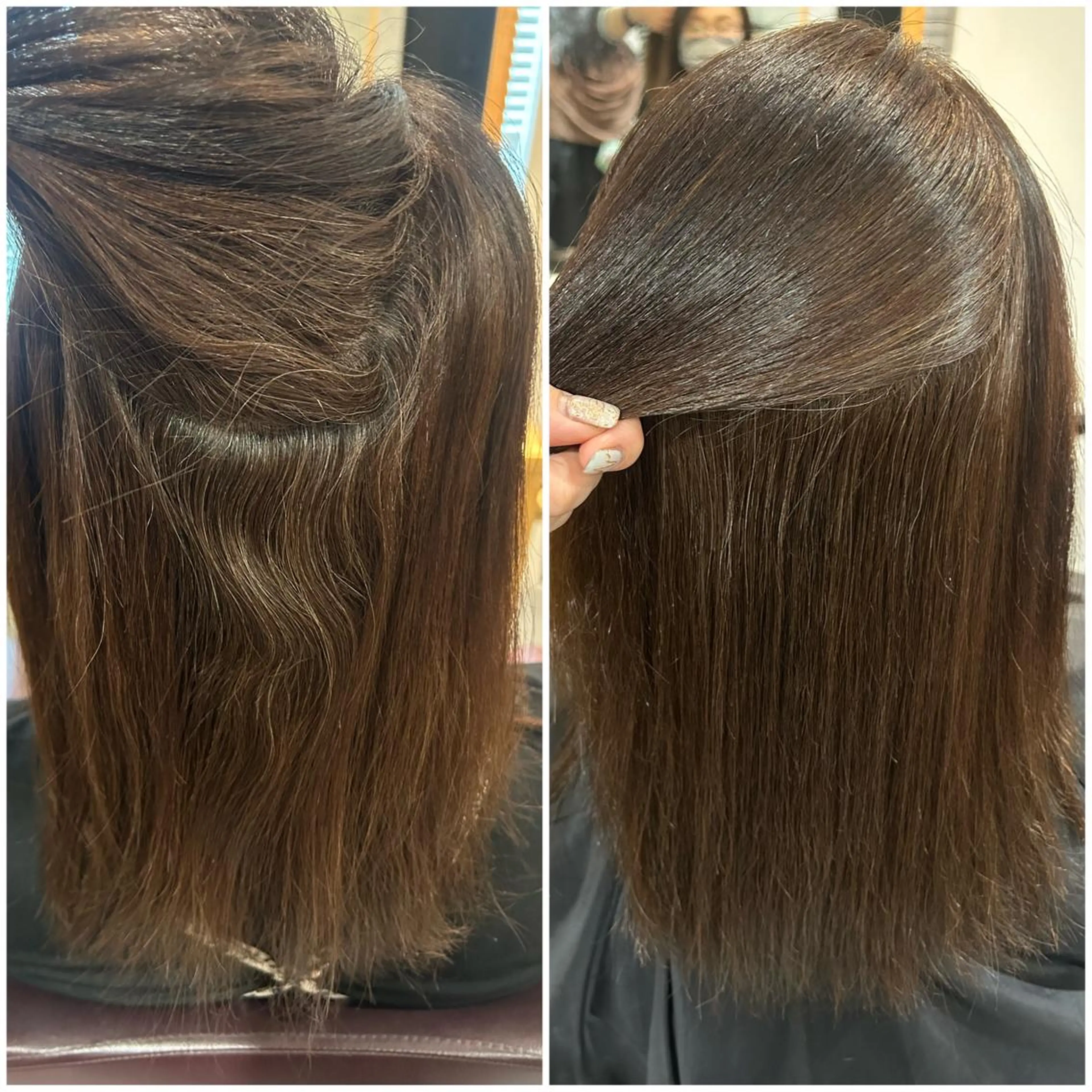 ミディアム パーマ ストレートパーマ カット 縮毛矯正 トリートメント パーソナルカラー 診断🍀マリンのヘアスタイル