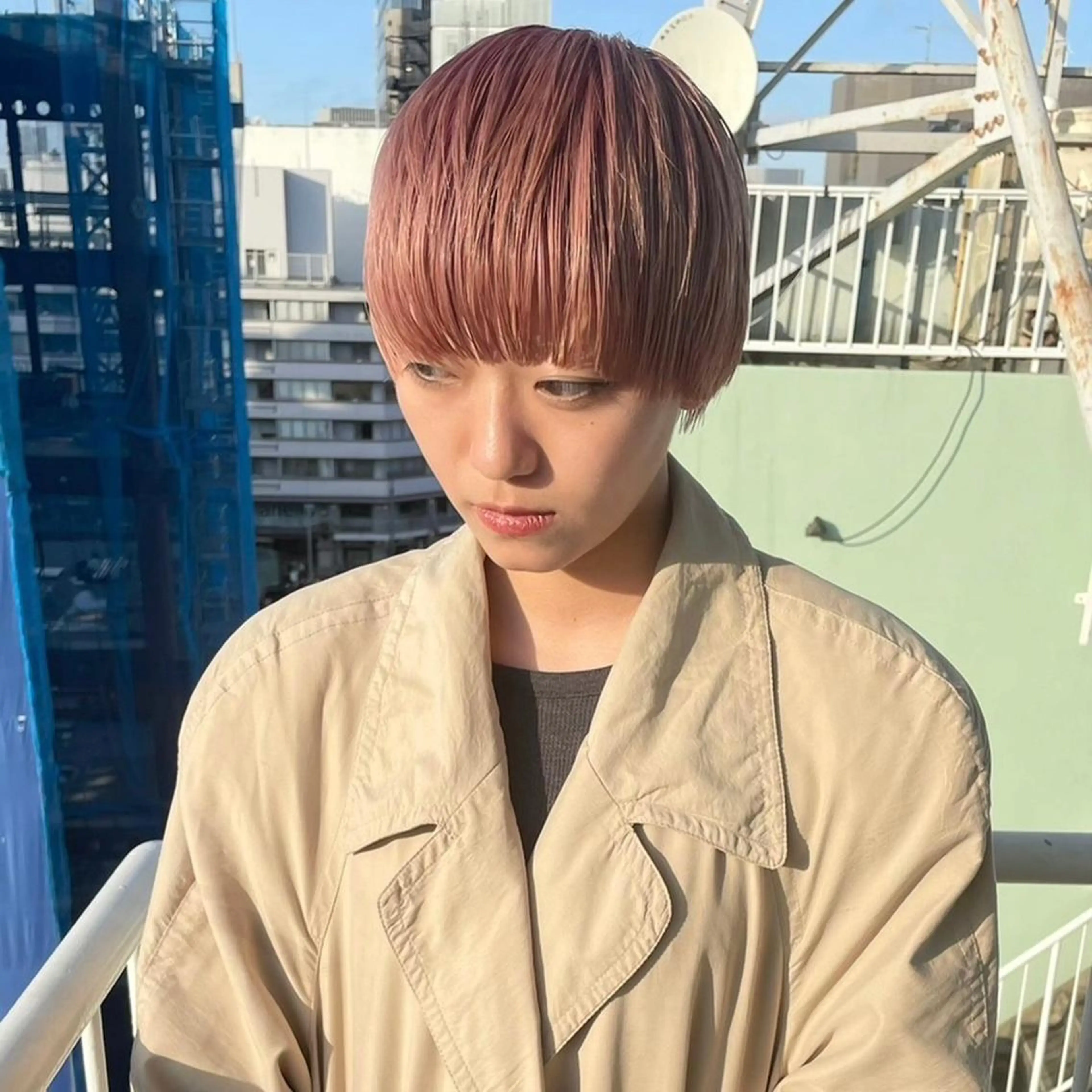 ミディアム カラー yiye 青山所属・無料カットモデル募集 🌱ひょうがのヘアスタイル