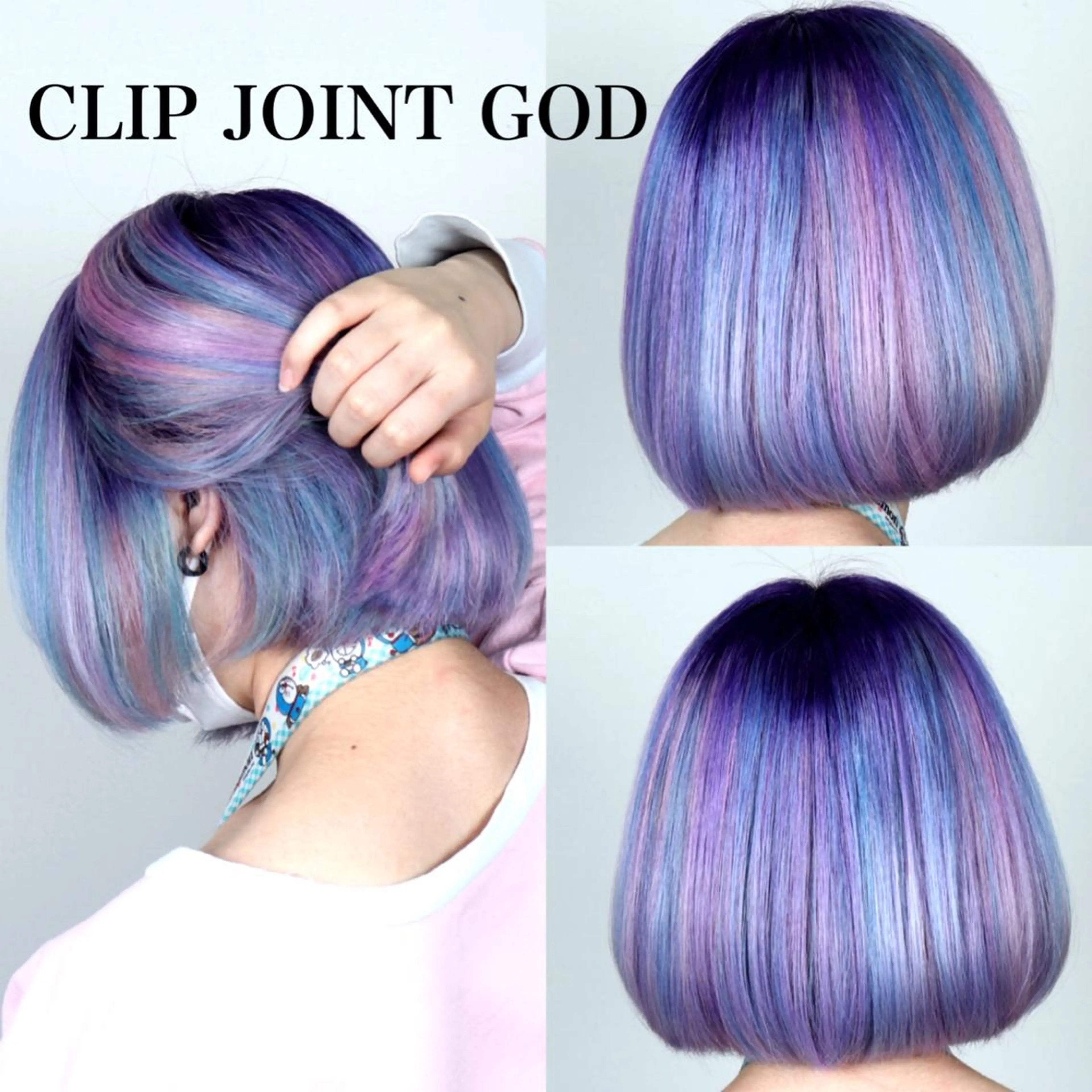 ミディアム カラー ユニコーンカラー ヘアカラー トリートメント ヘアセット 秋葉 洸平のヘアスタイル