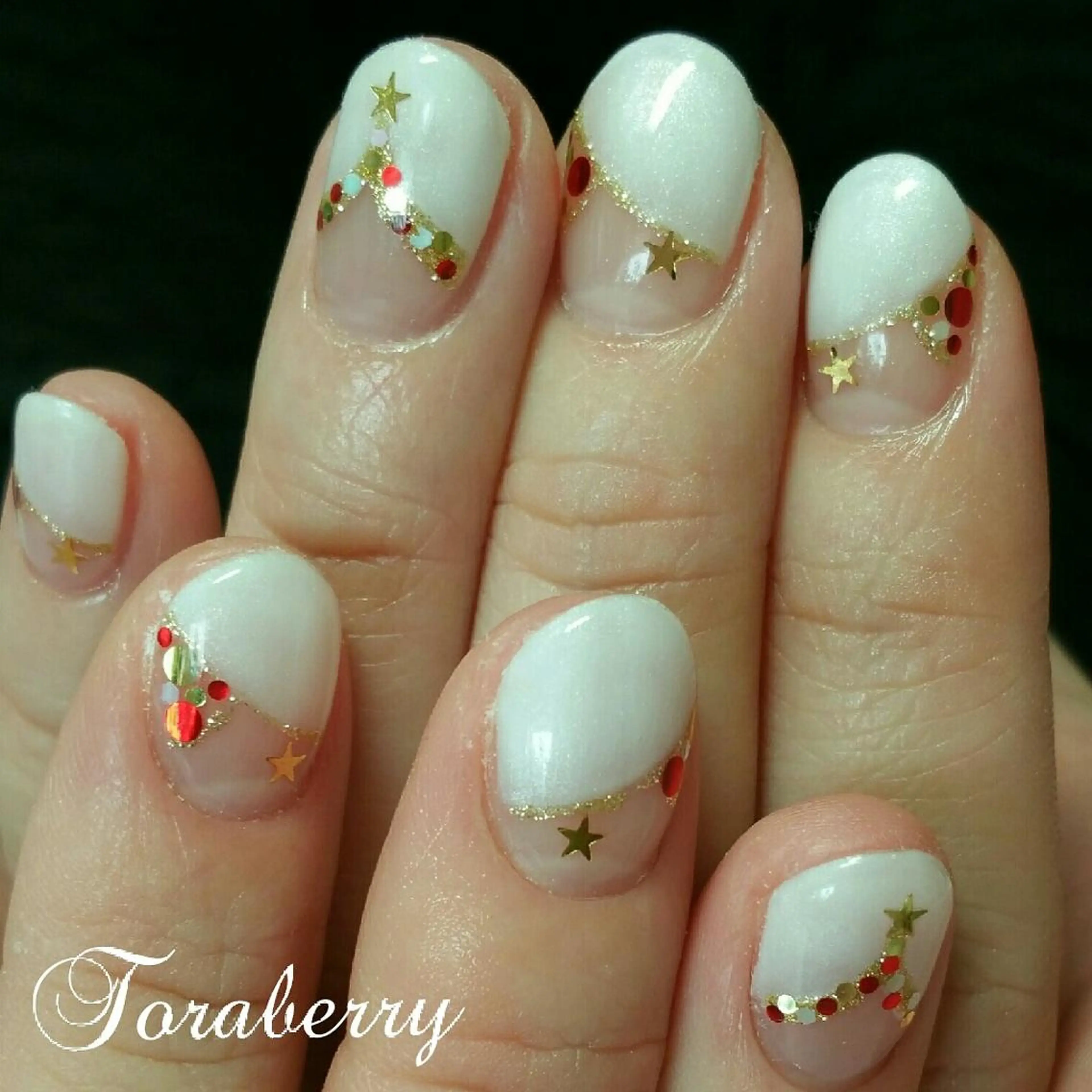 ネイル 冬ネイル クリスマス ハンドネイル ネイリスト なつみのネイルデザイン