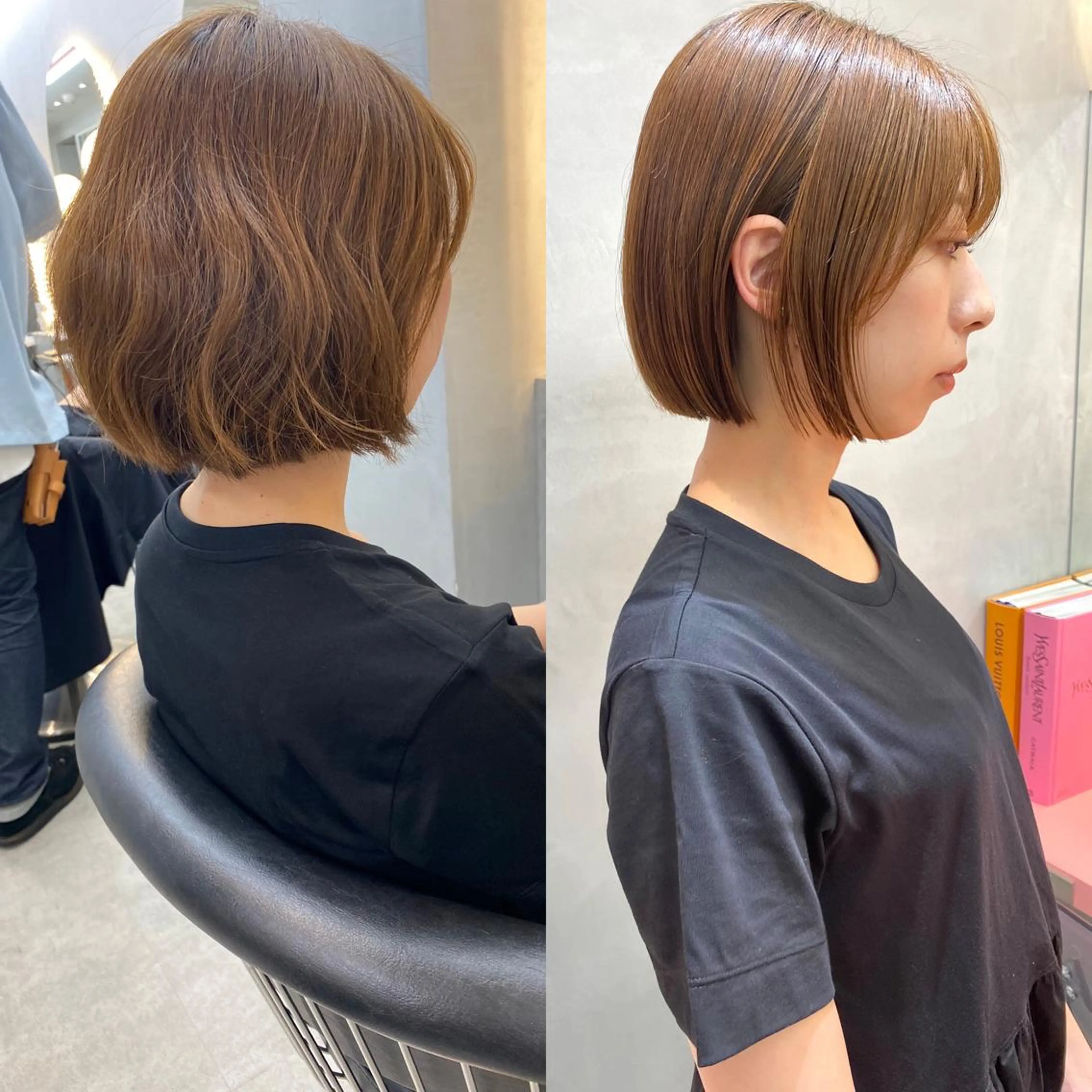 ショート カット ヘアカラー トリートメント 韓国ヘア/レイヤー/ 縮毛矯正🫧伊勢のヘアスタイル