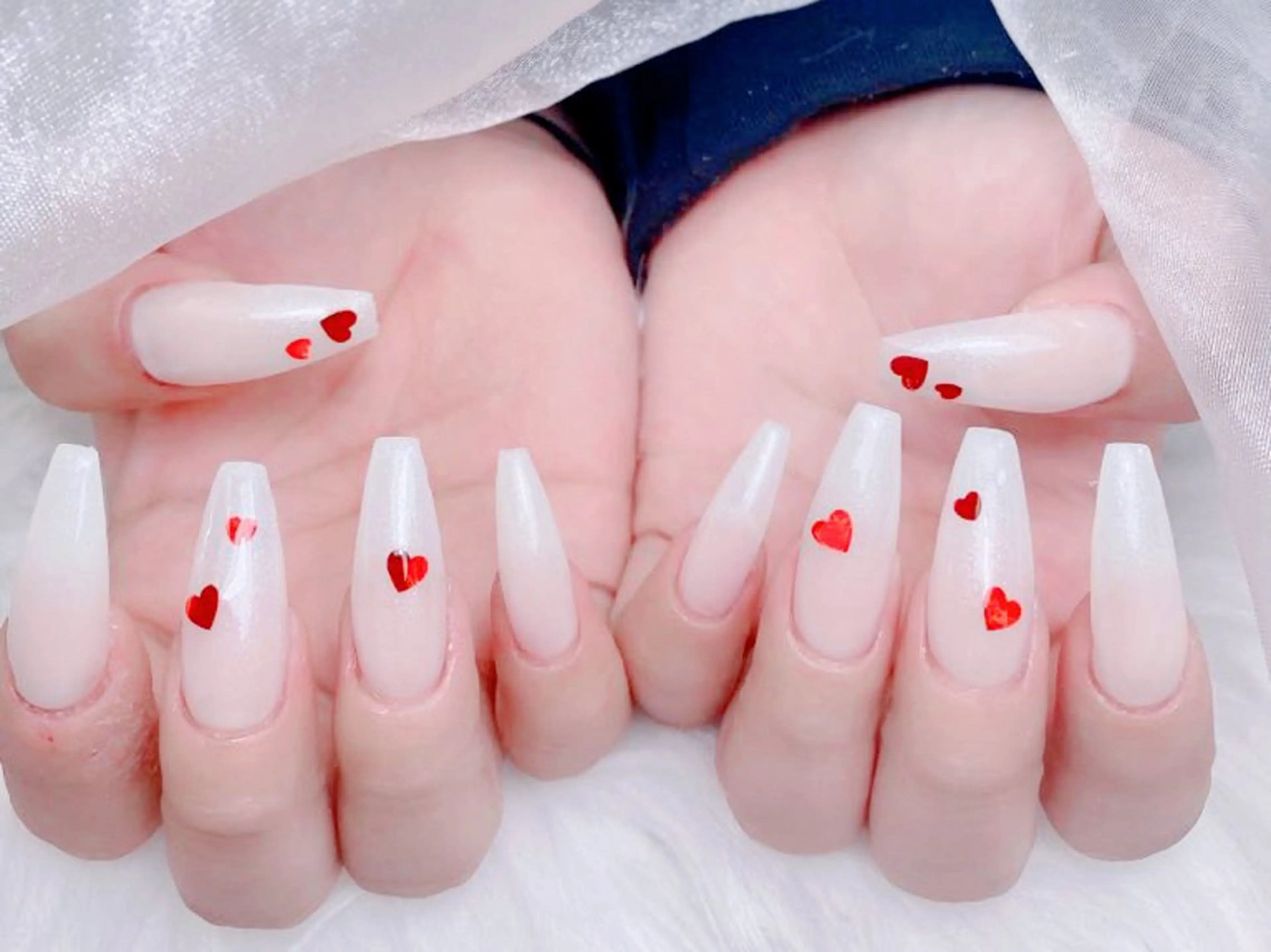 ネイル 成人式 ジェルネイル ロングネイル マグネットネイル ミディアムネイル ハンドネイル MoMoA Nail ネイル長さ出し専門店のネイルデザイン