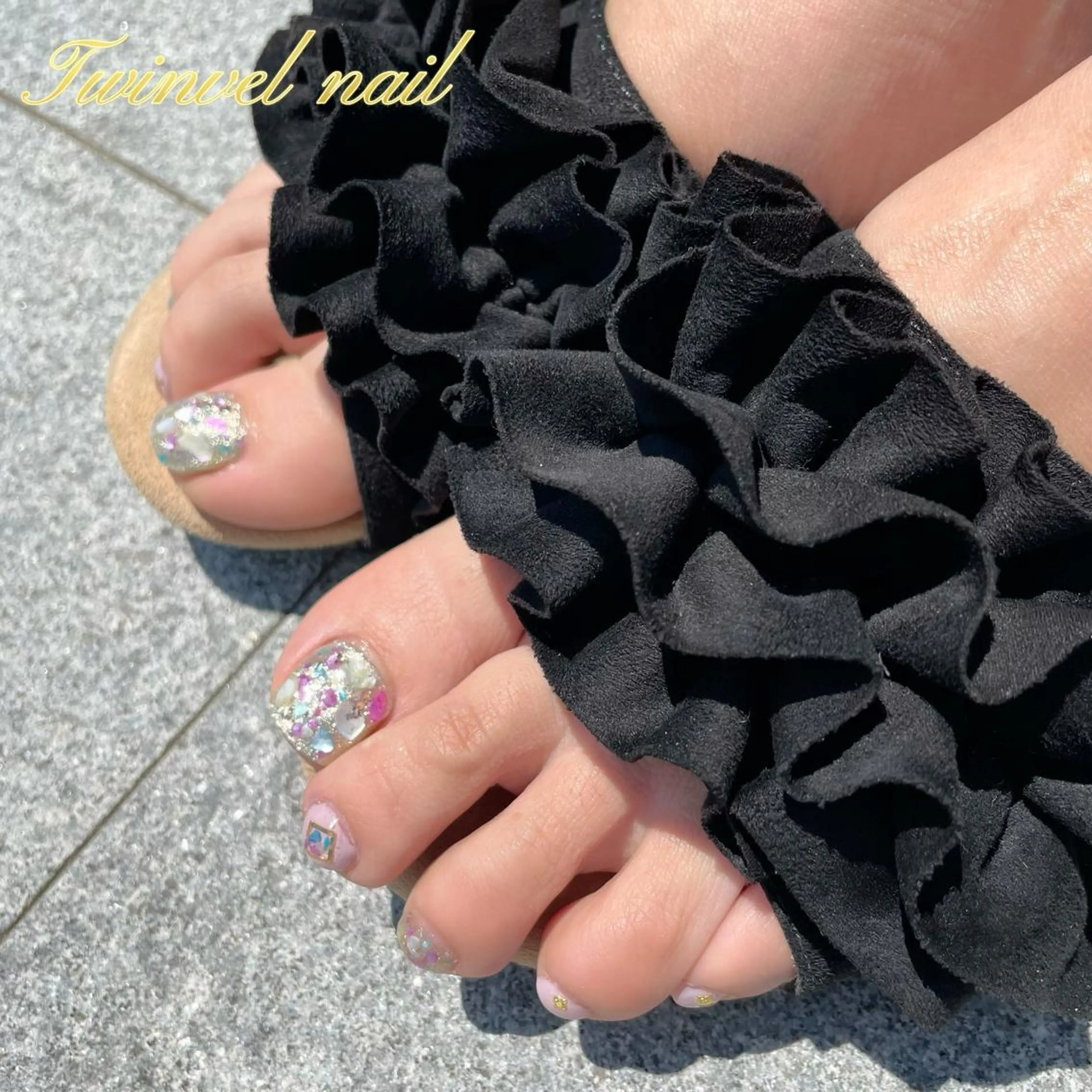 【ミニモ限定！！】サンプルの中から選んで頂くか、ジェルネイルアート2本まで（ケア、オフ込み)の写真