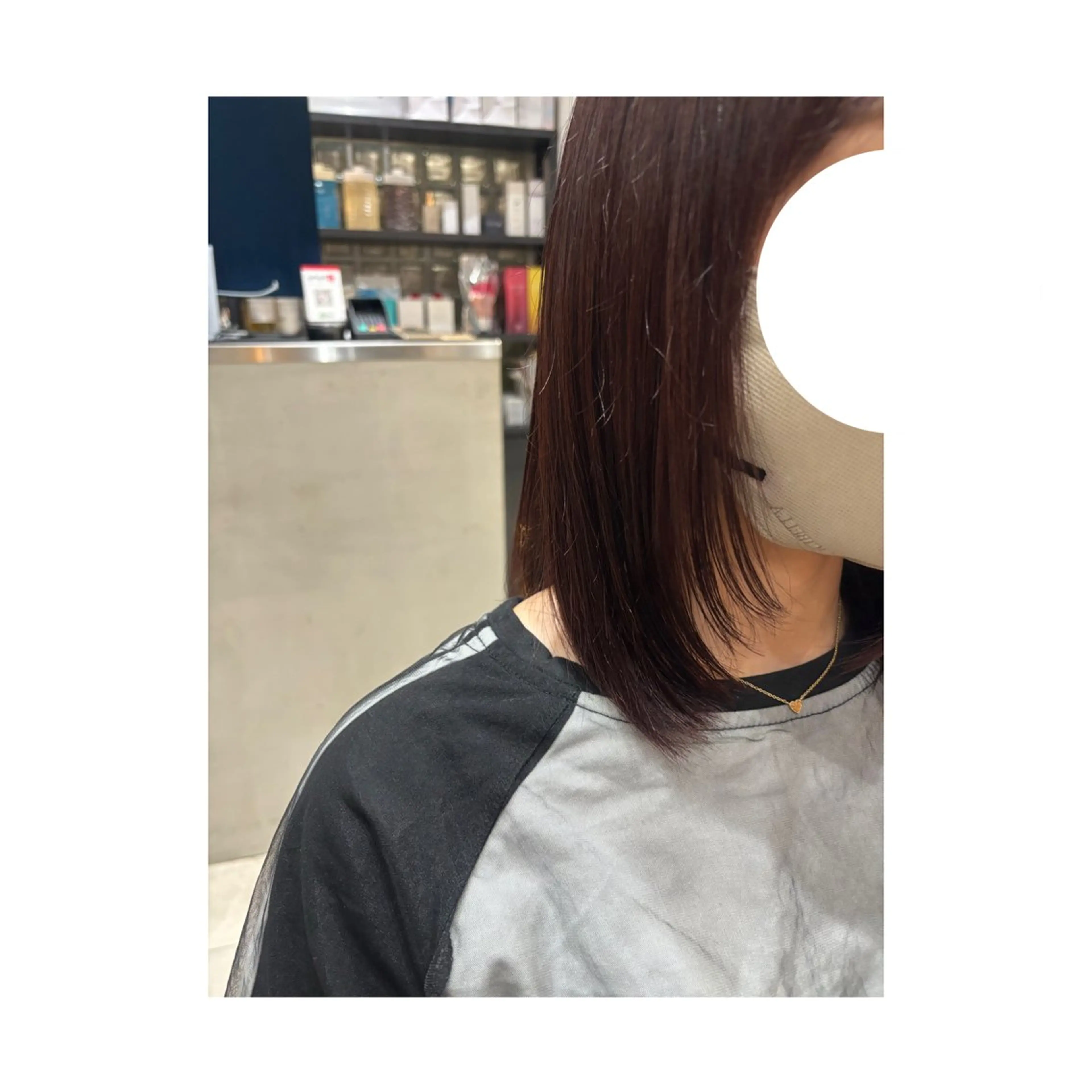 セミロング カラー MIKU ☺︎のヘアスタイル