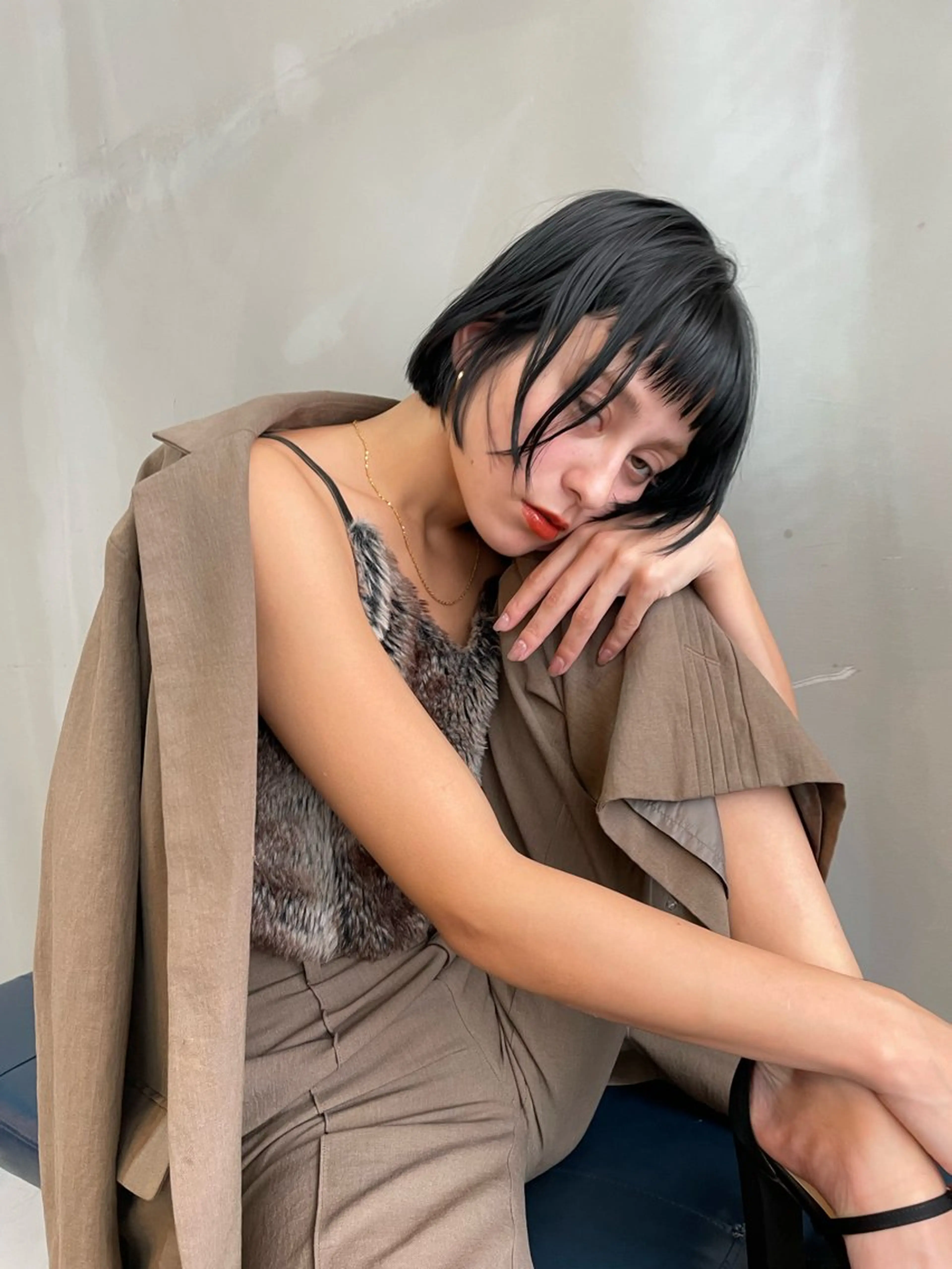 ショート カラー ショート/ボブ/ 心斎橋/宮脇美奈のヘアスタイル