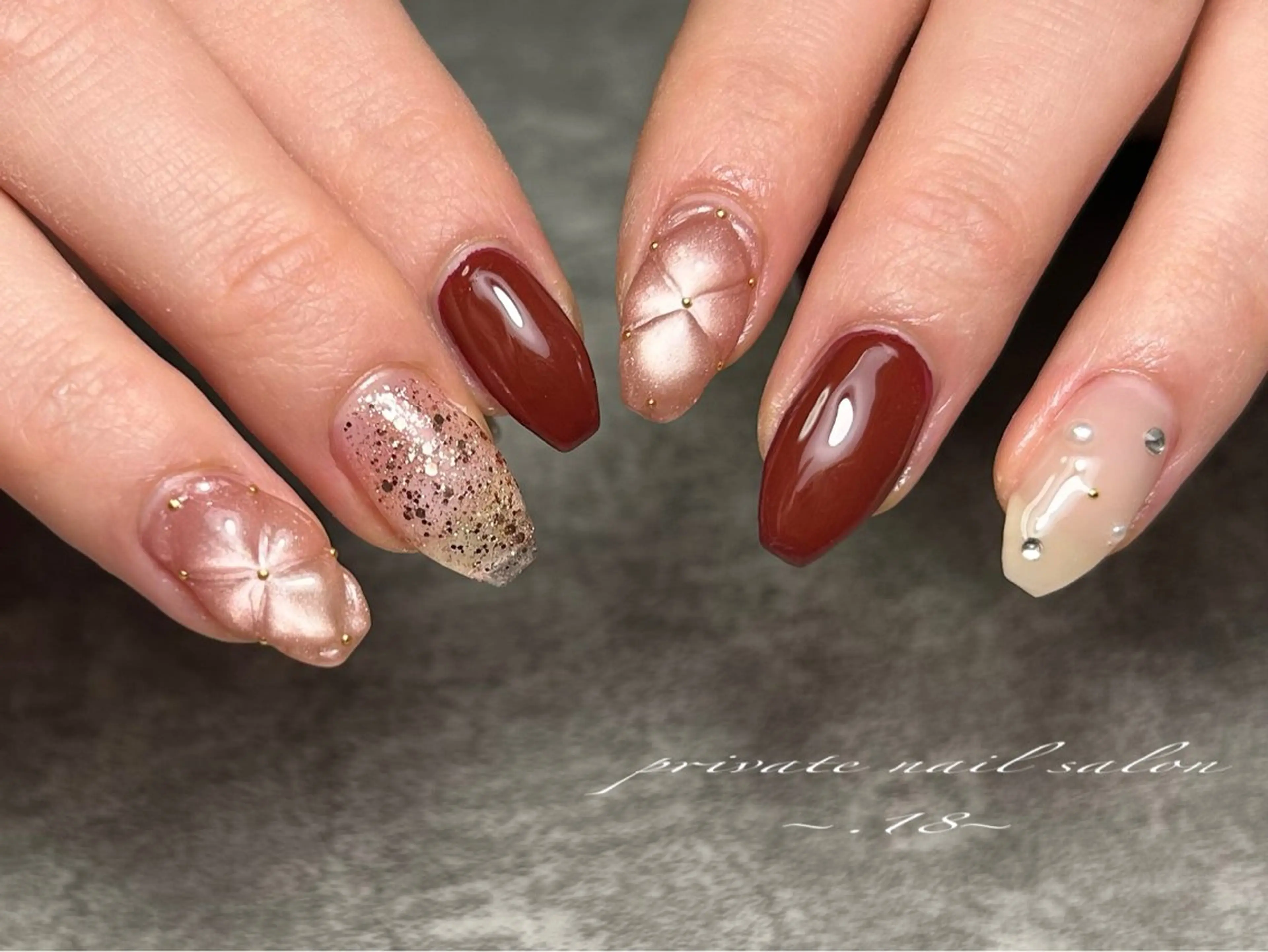 ネイル 長さ出し ジェルネイル 持ち込み パラジェル private nail salon〜.18〜所属・.18 〜のネイルデザイン