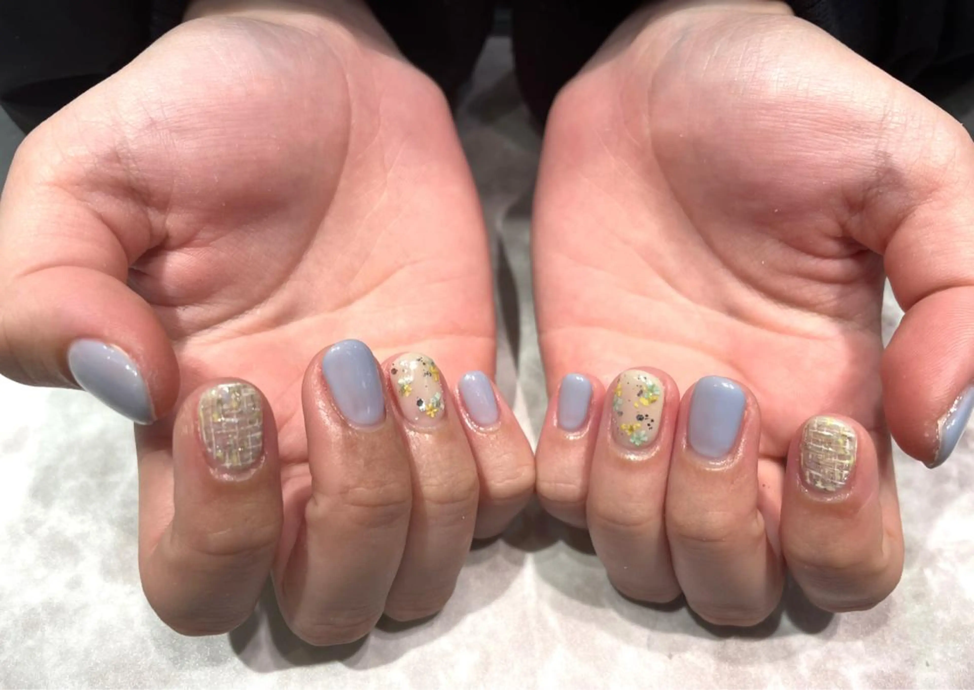 ネイル ツイードネイル ハンドネイル Liora所属・nail mnのネイルデザイン