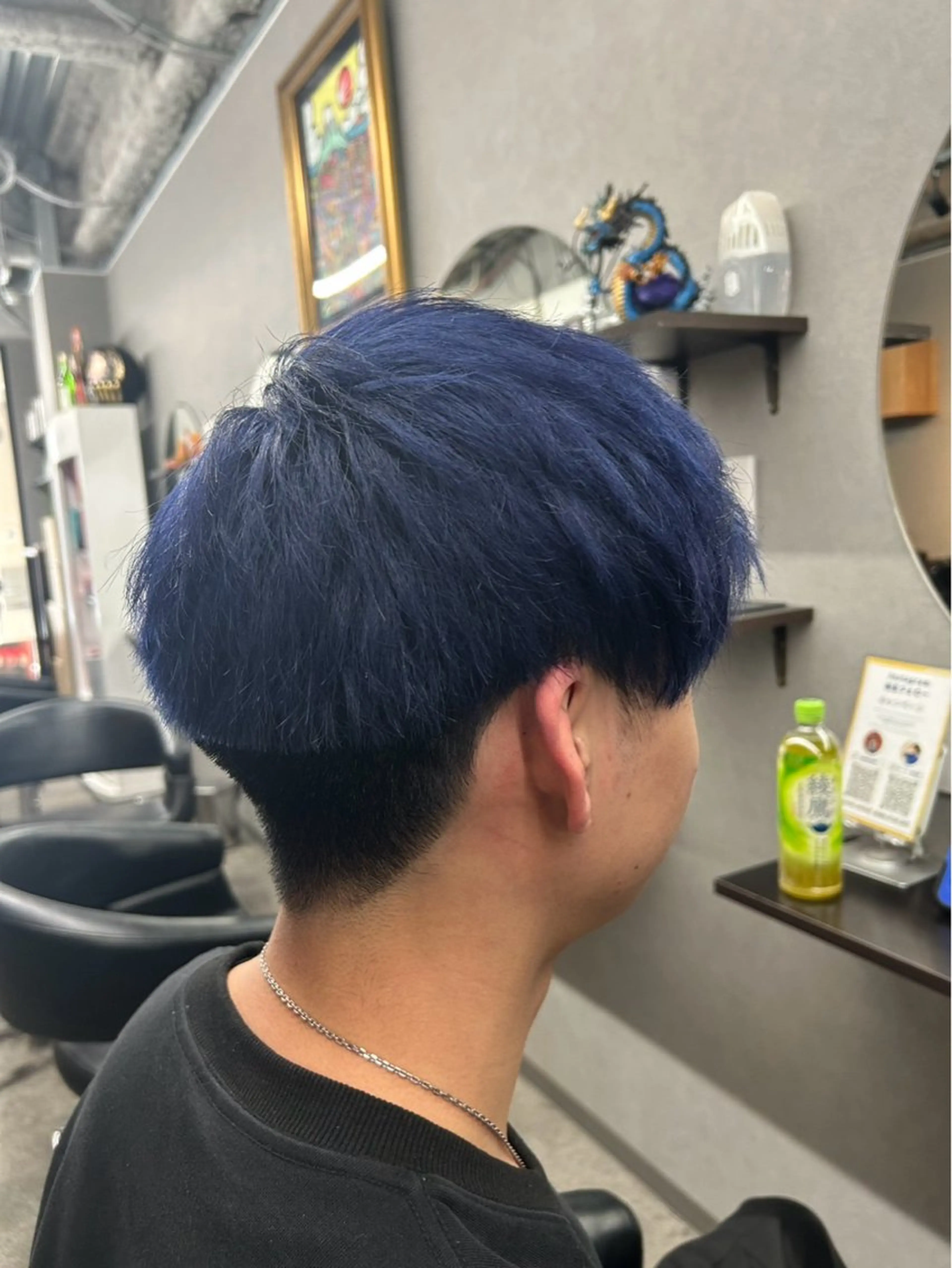 🩵当店自慢ダブルカラー🩵、メンズカット🩵絶賛大好評‼️大変身⁉️の写真