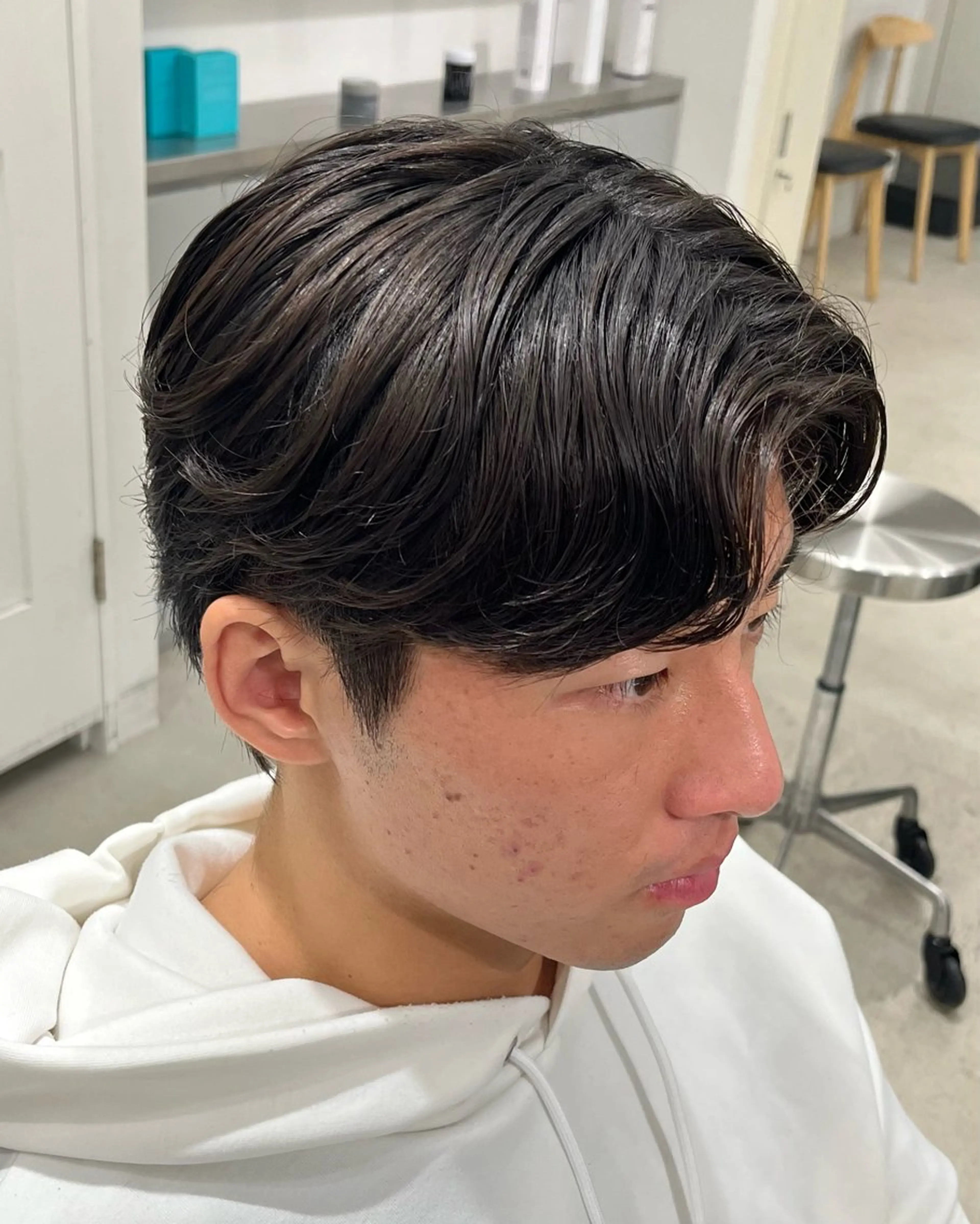 パーマ メンズ 深谷 侑亮のヘアスタイル