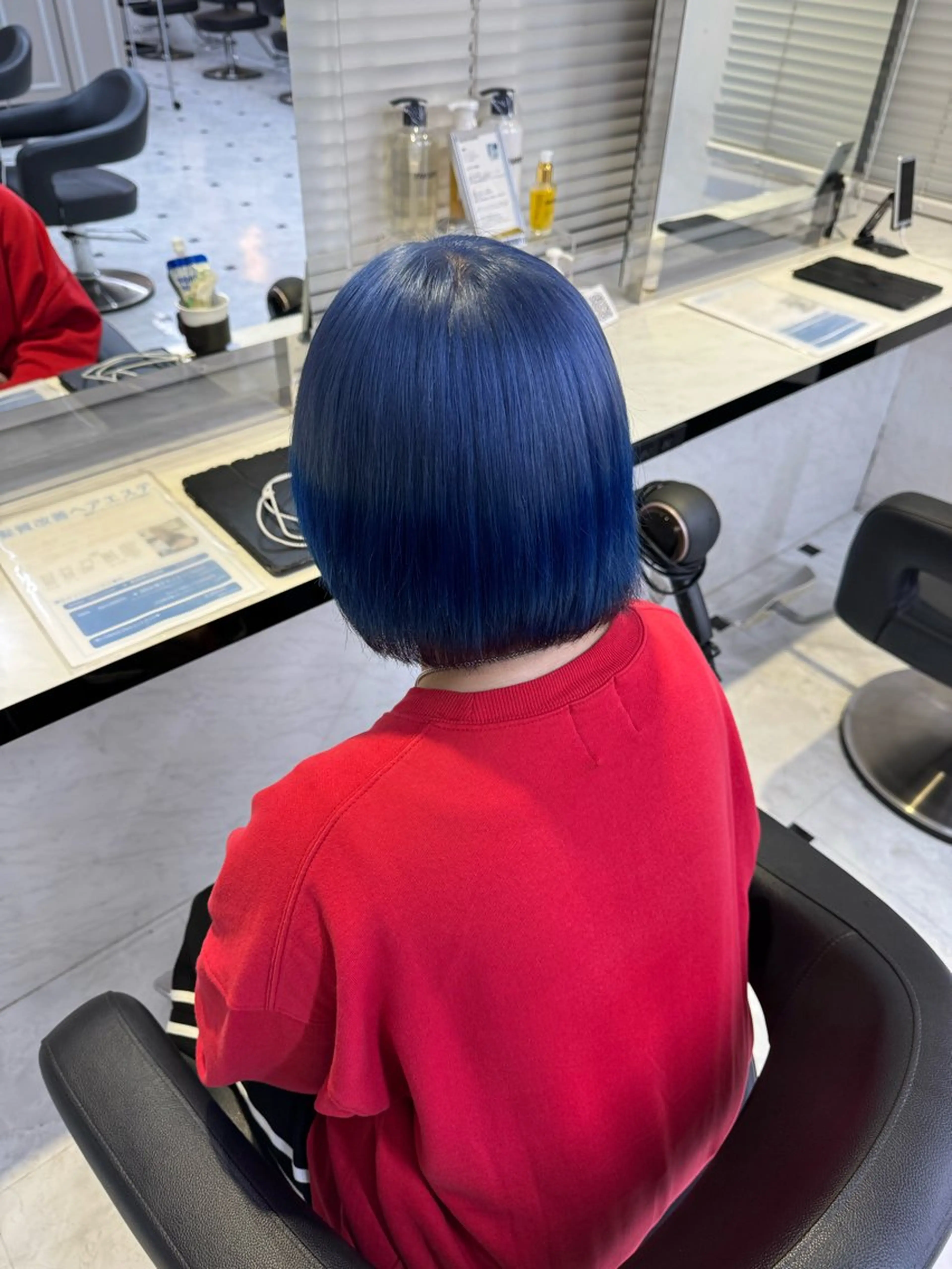 ミディアム カラー ヘアアレンジ デザインカラー ヘアカラー 🥀レイヤー×ハイト ーントレンドヘア🥀のヘアスタイル