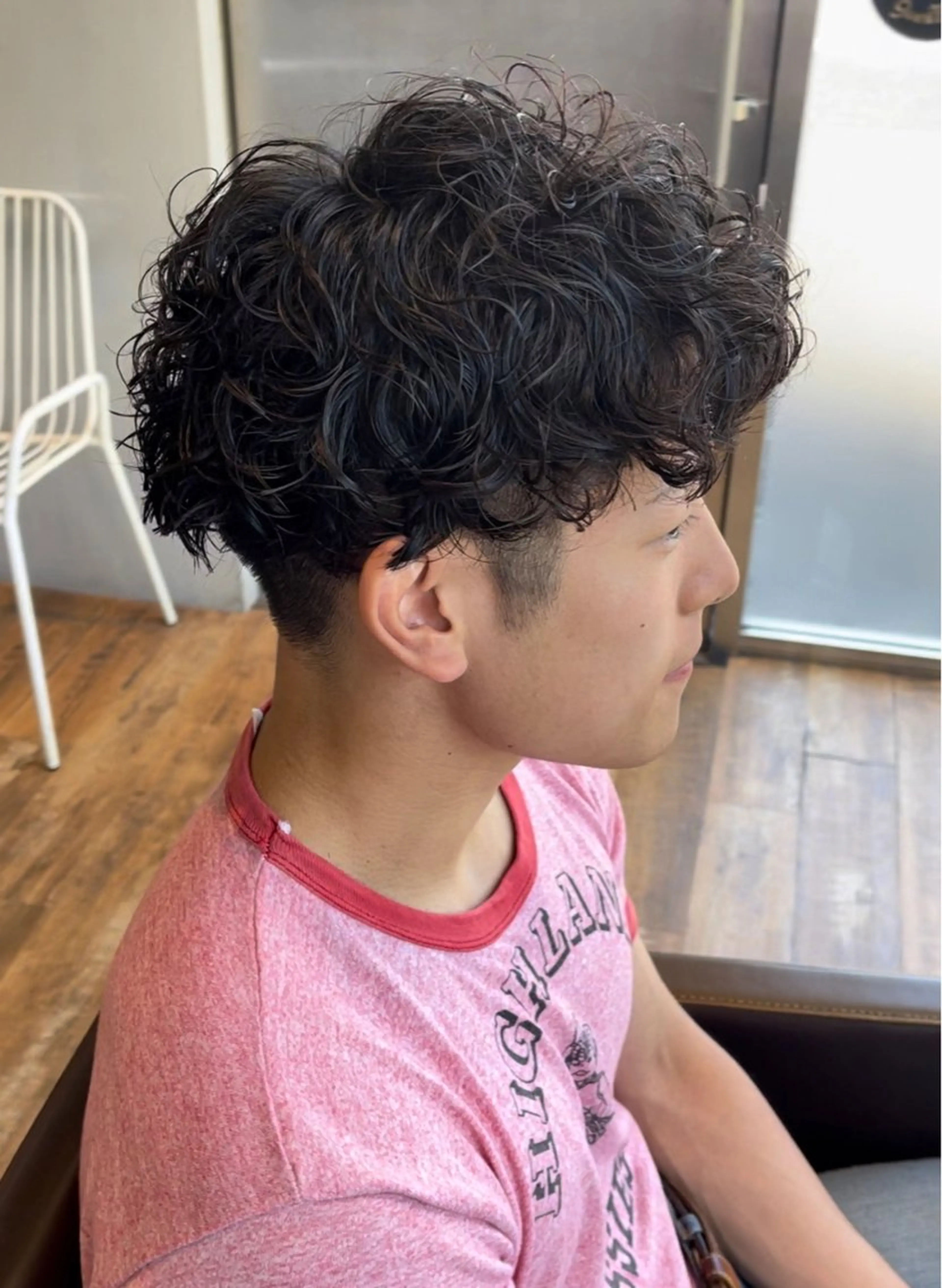 パーマ メンズ メンズパーマ 波巻きパーマ CUORE HAIR ange水戸所属・🌟パーマリスト 鈴木雄大🌟のヘアスタイル