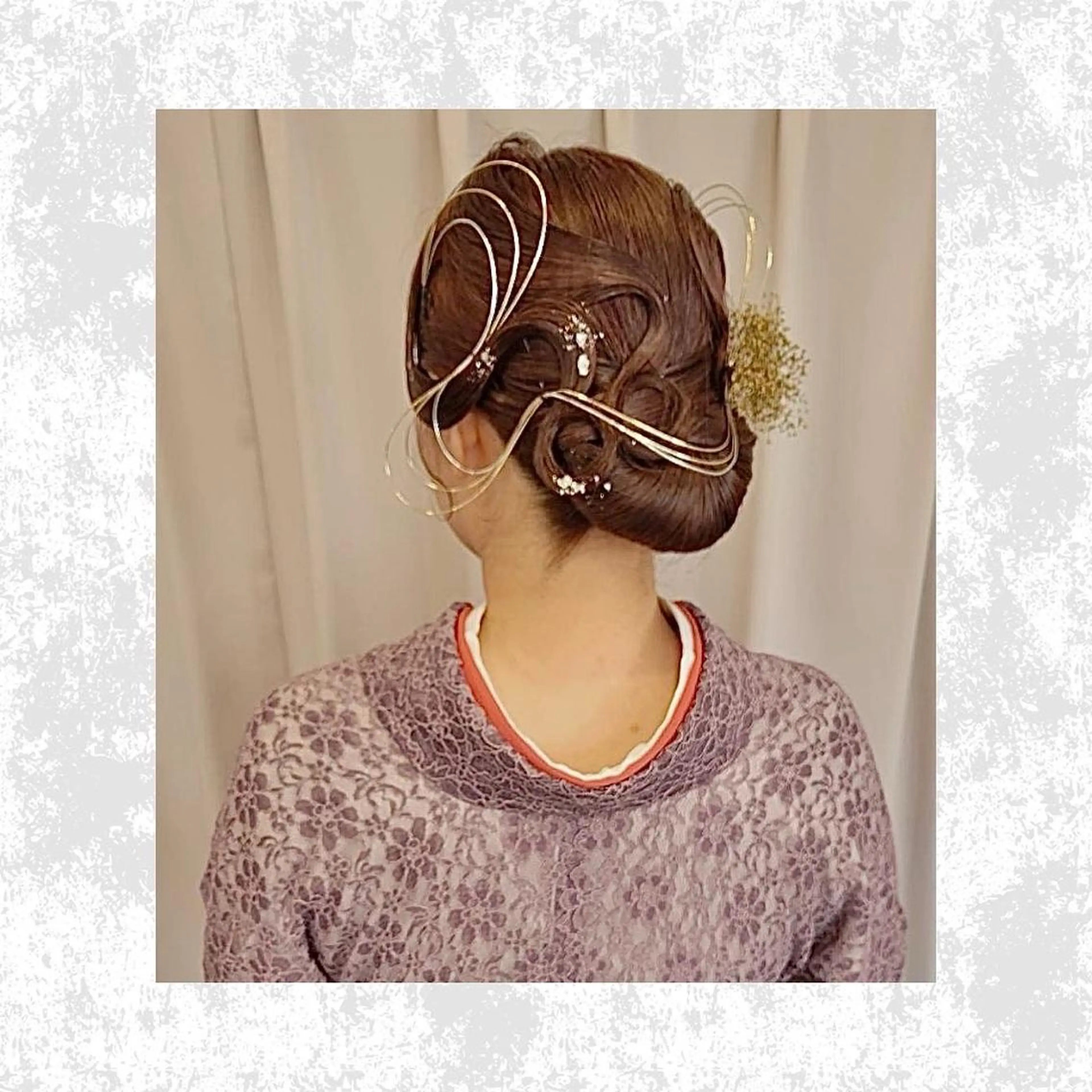 ロング ヘアアレンジ ヘアセット SALON DE KIKUCHI 本店所属・菊池 栄里奈のヘアスタイル