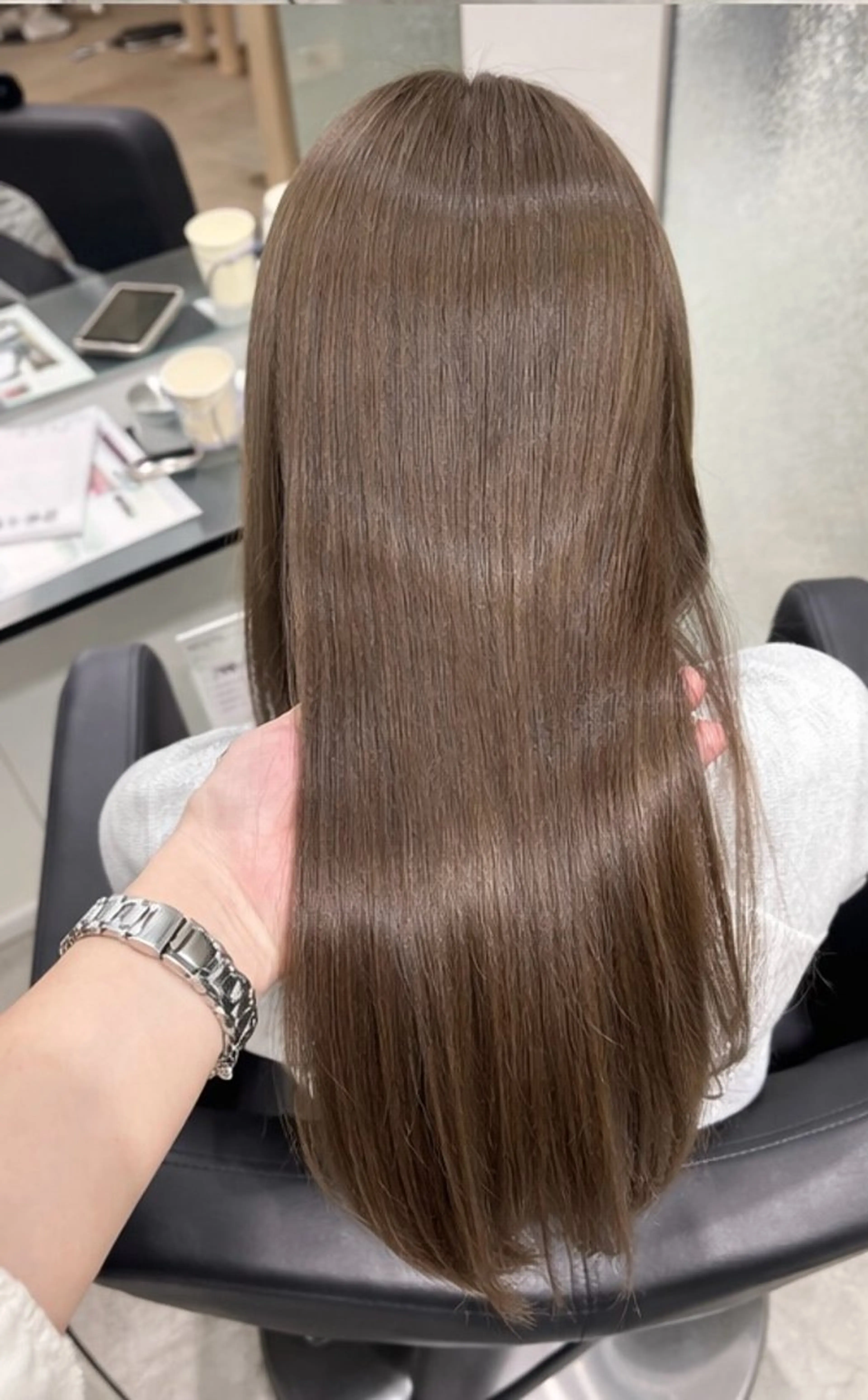 カラー ブリーチ ダブルカラー ブリーチなしカラー 髪質改善 ヘアカラー トリートメント 《ブリーチ/赤み消し /髪質改善》若松良樹のヘアスタイル