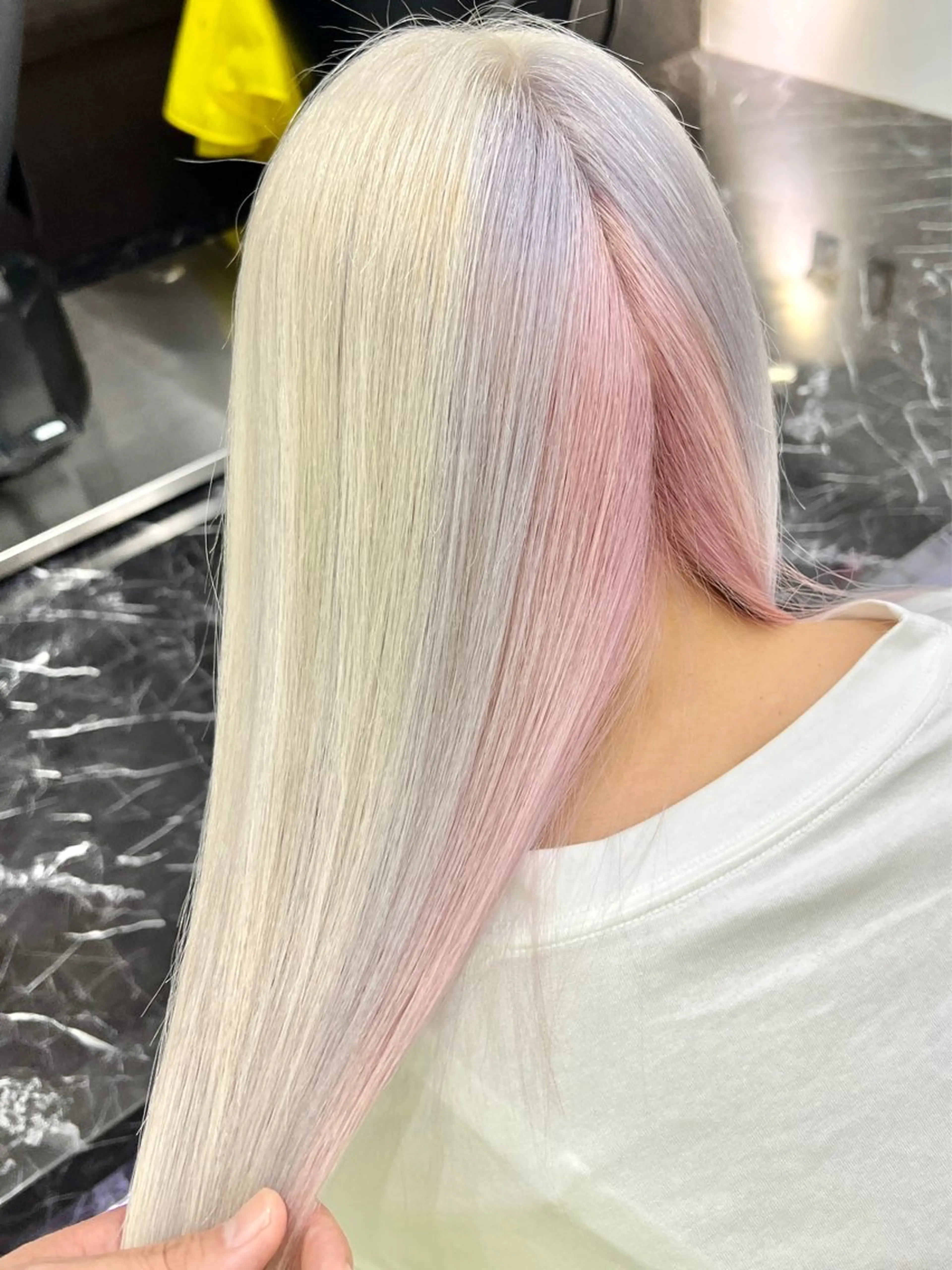 ロング カラー ブリーチ 透明感カラー ChuDuck所属・🐮ChuDuck 代表 SHOTA🐮のヘアスタイル