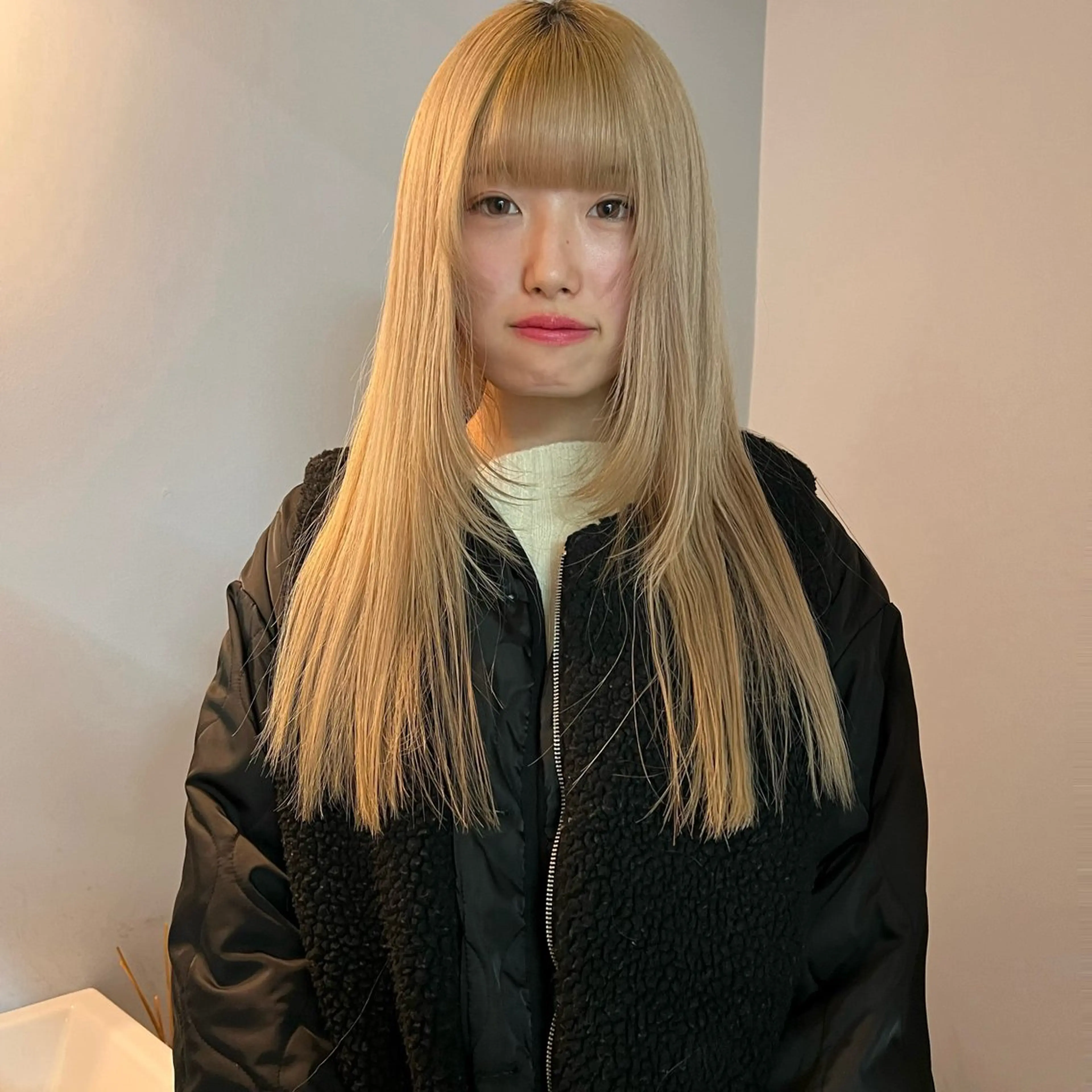 ロング 舟橋耀/ブリーチカラ ー/レイヤーカットのヘアスタイル