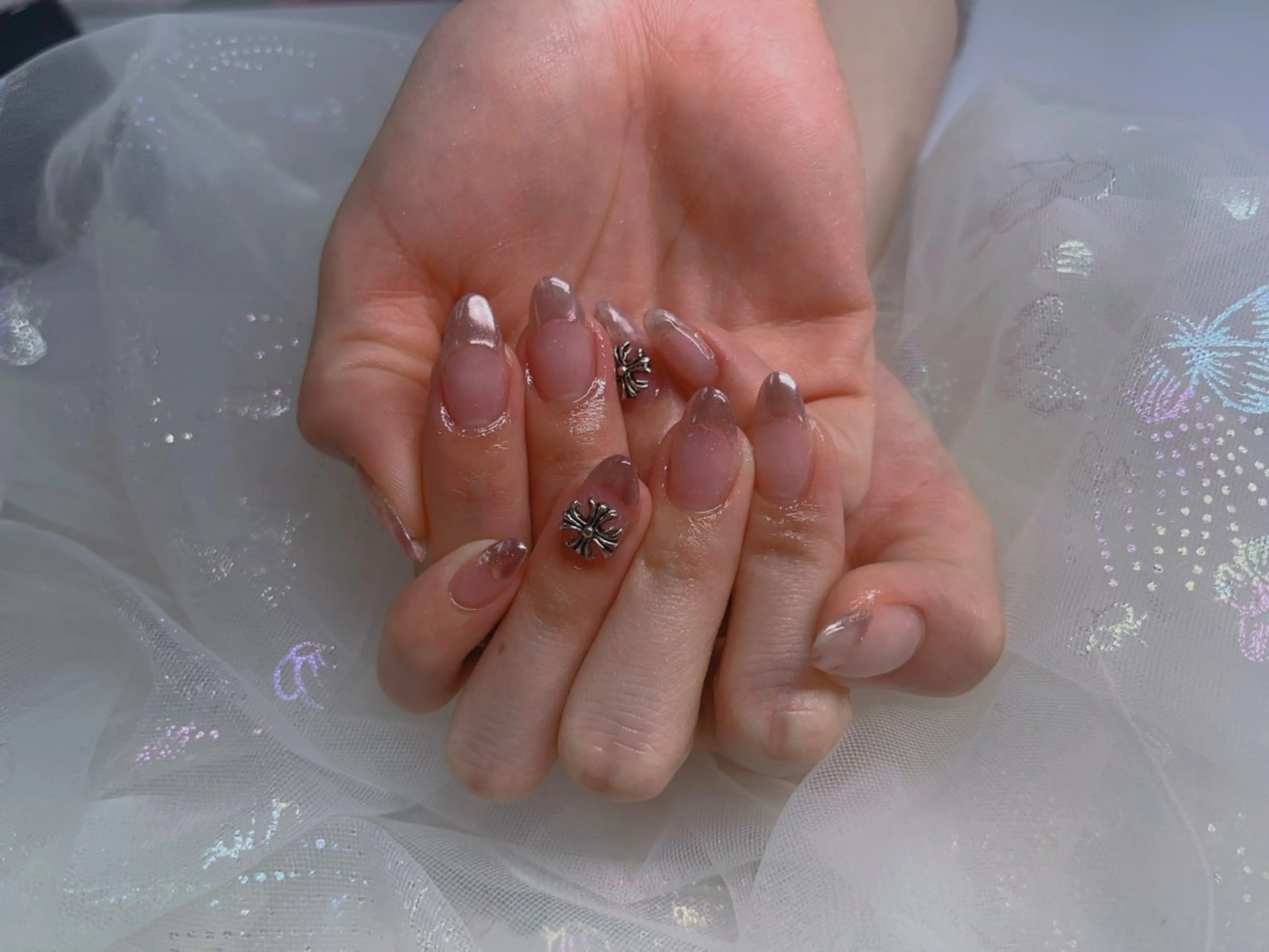 ネイル パーツ全部¥110 サロンミミのネイルデザイン