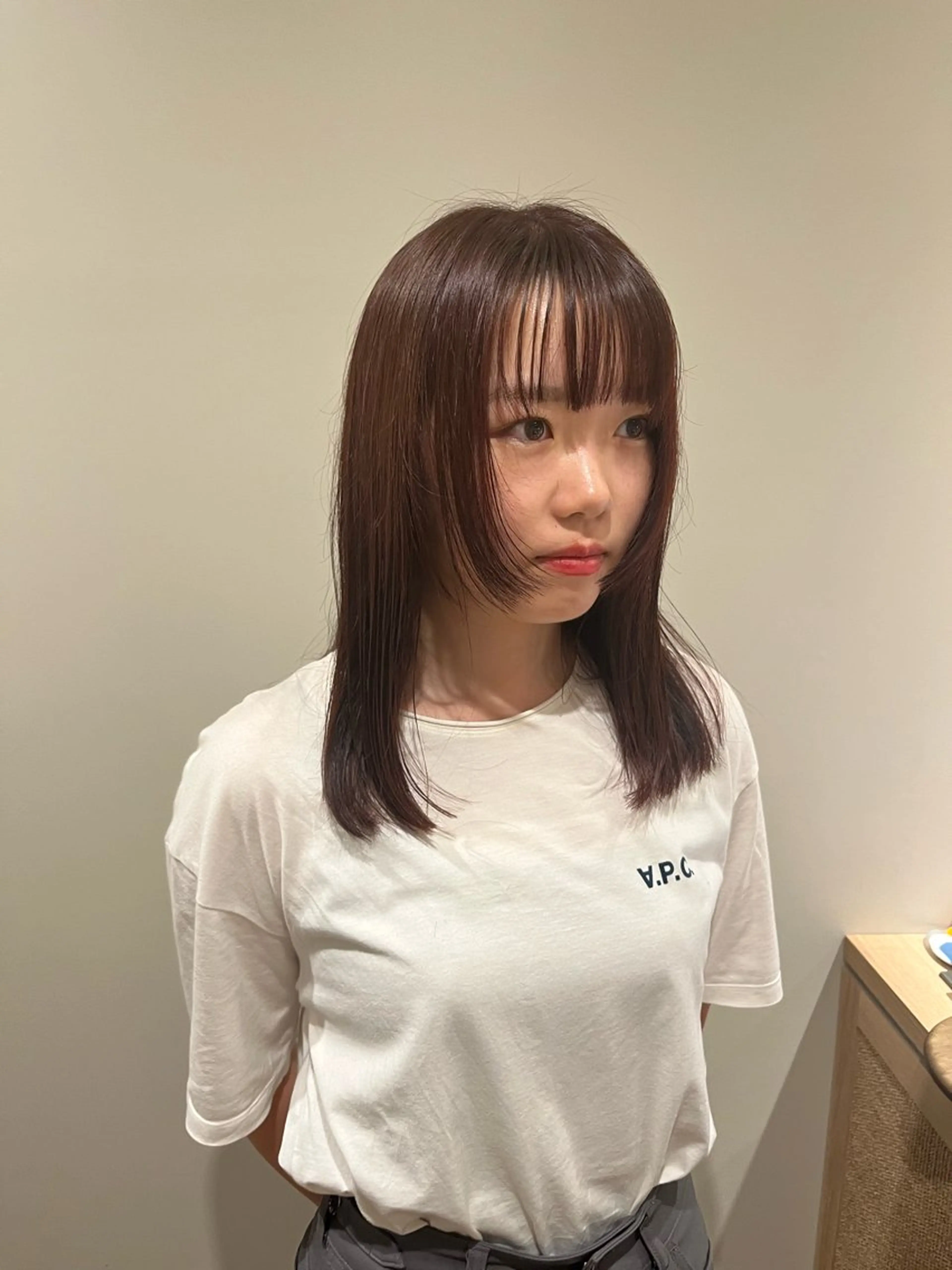 ミディアム カラー AMNESIA三軒茶屋所属・おがわ ともひさのヘアスタイル