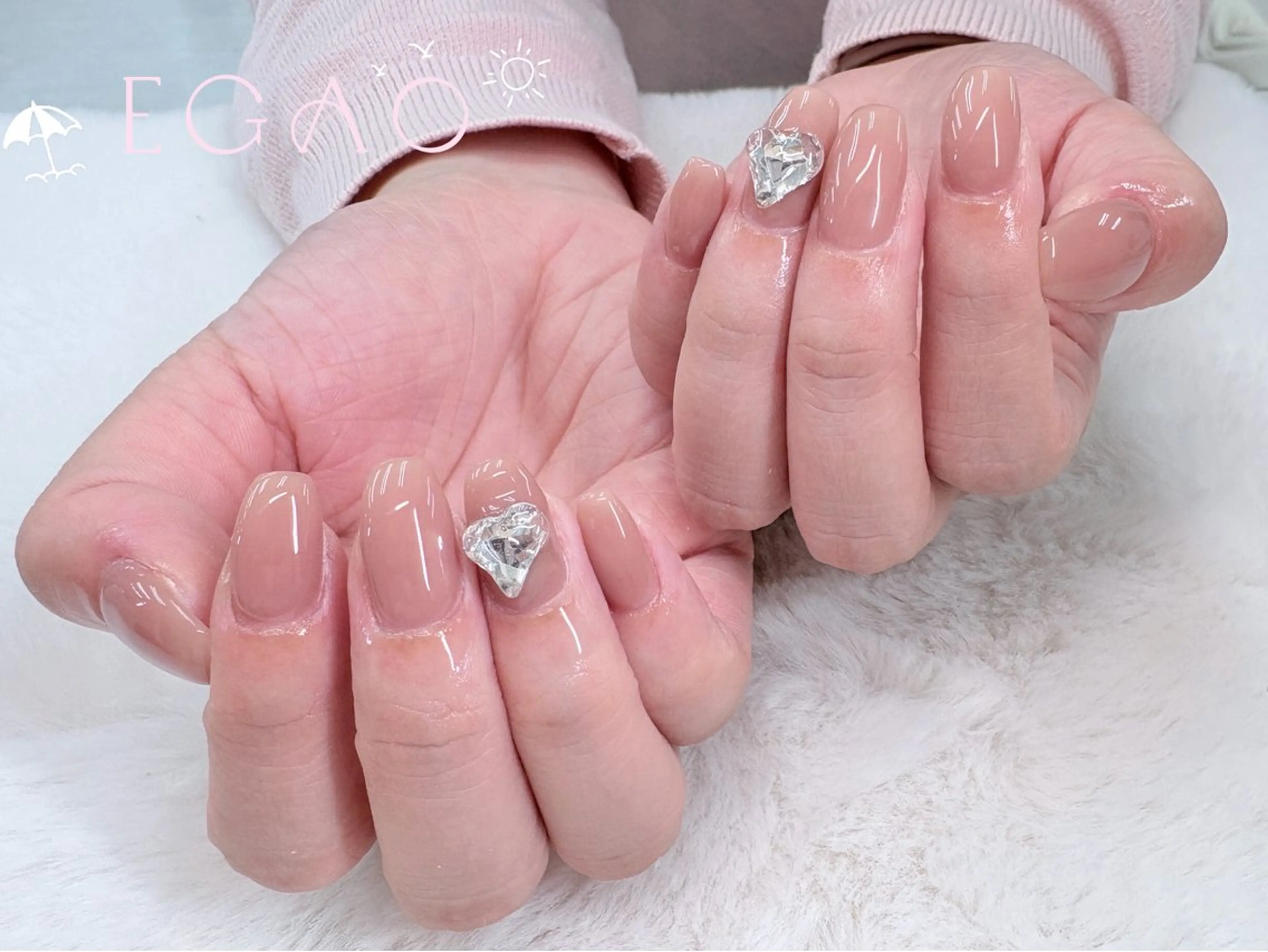 ネイル アートネイル フットネイル フレンチネイル ジェルネイル グラデーション ハンドネイル Egao Nail Salonのネイルデザイン