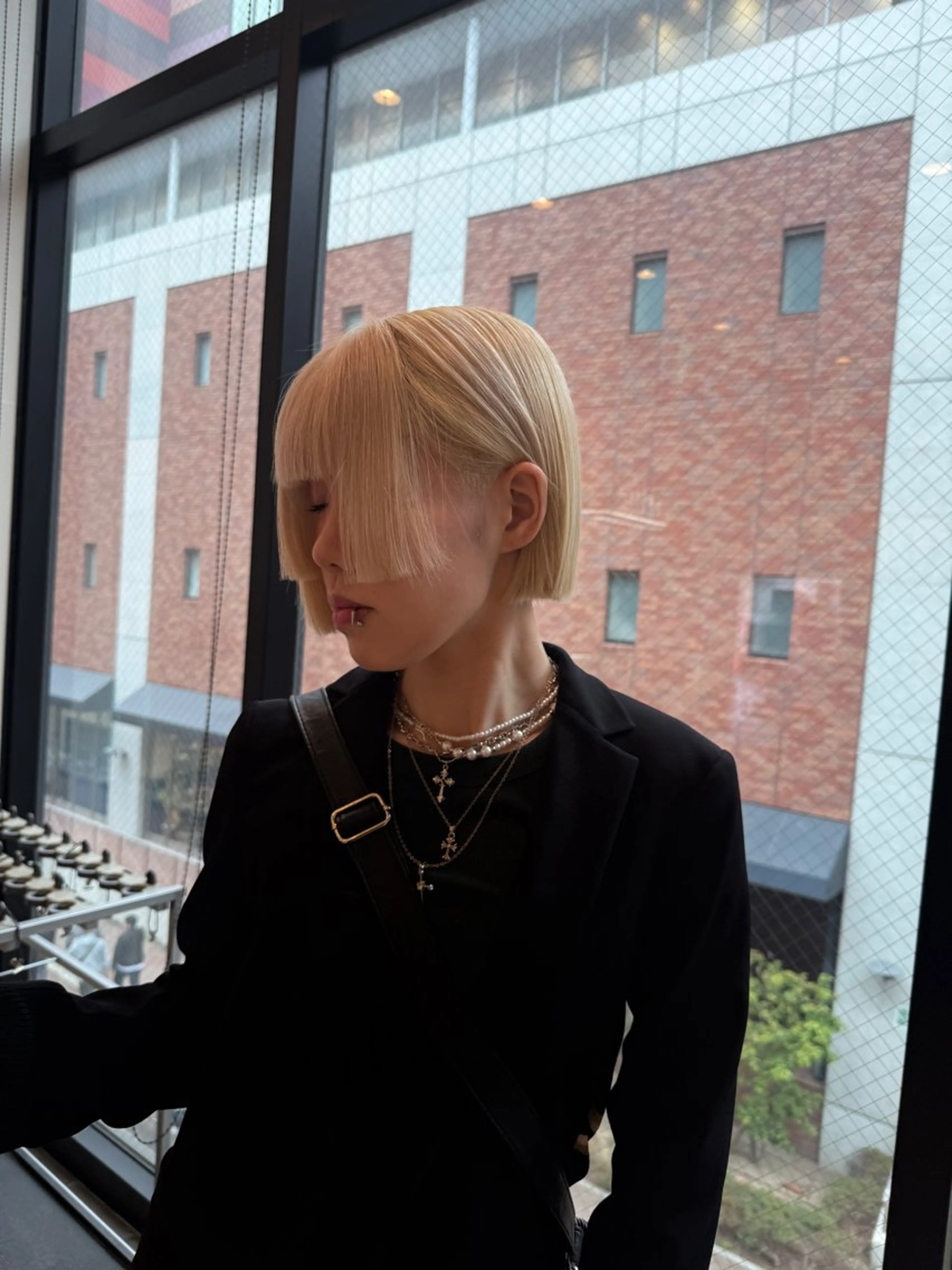 ショート カラー 堀江／韓国・透明感 カラー／みずき🐩のヘアスタイル