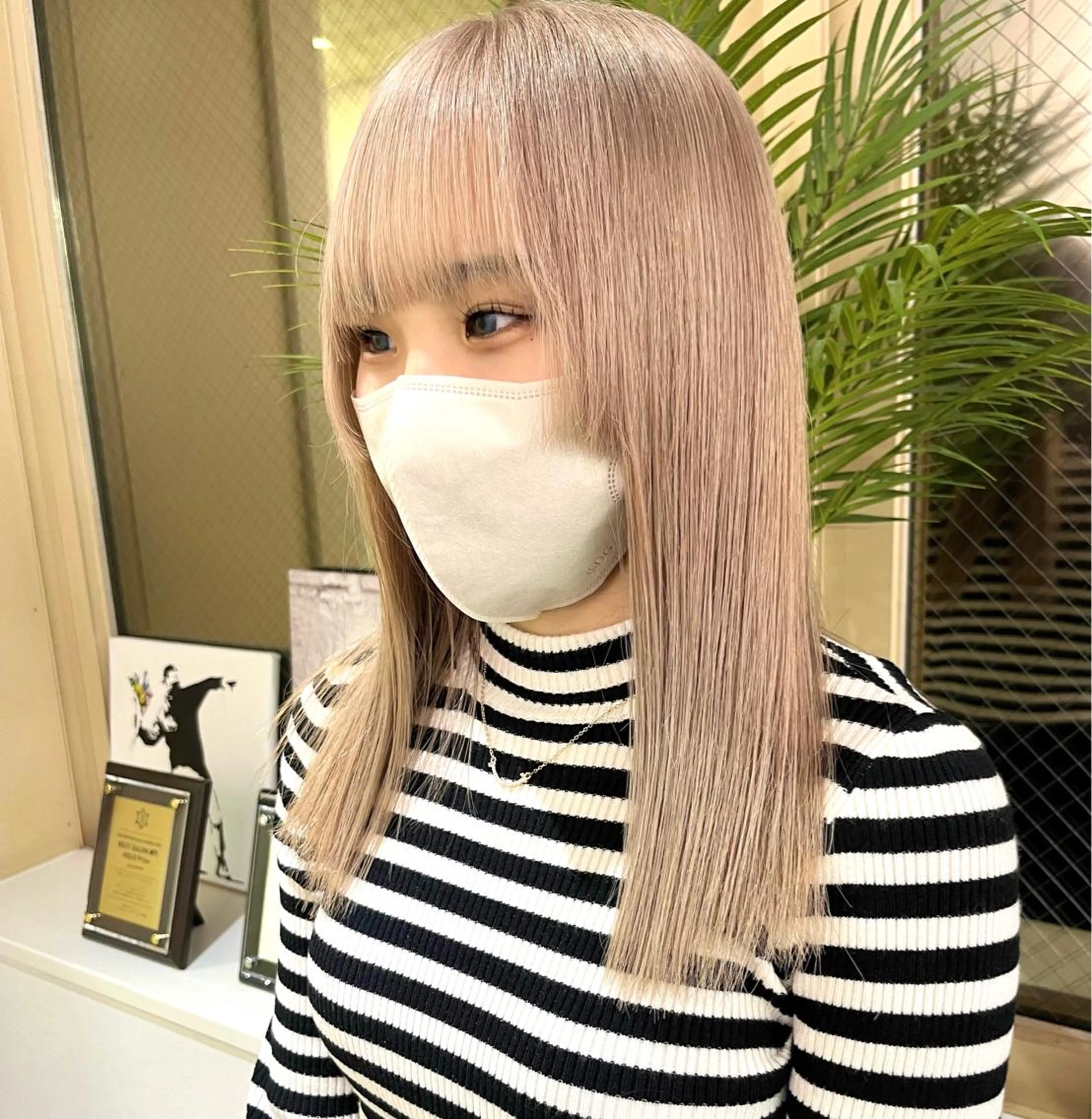 カラー 渋谷🎨ブリーチ特化 ×エクステ🎨レンのヘアスタイル