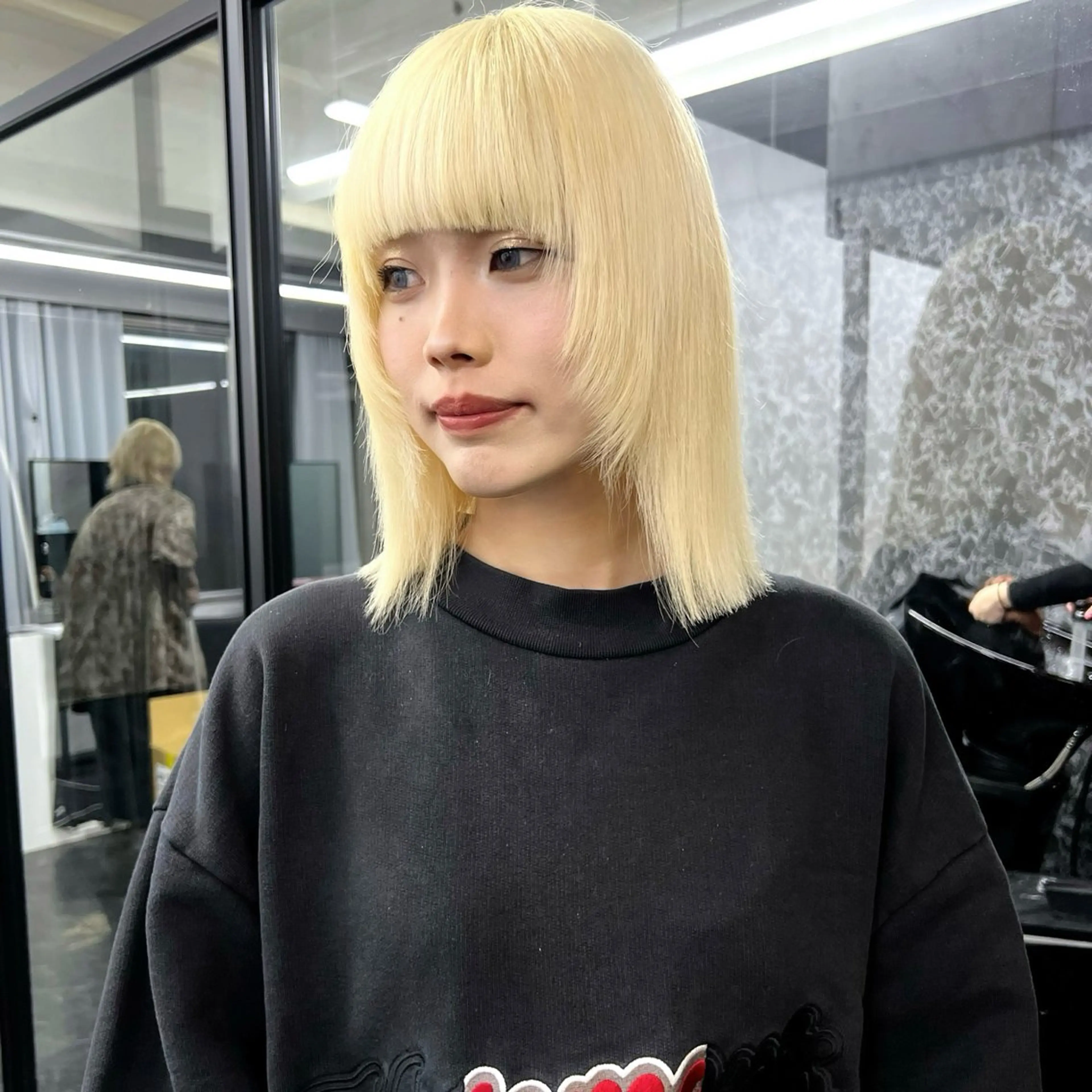 ミディアム カラー カット ヘアカラー トリートメント 梅田/韓国ヘア/ エクステ🤖ヒナのヘアスタイル