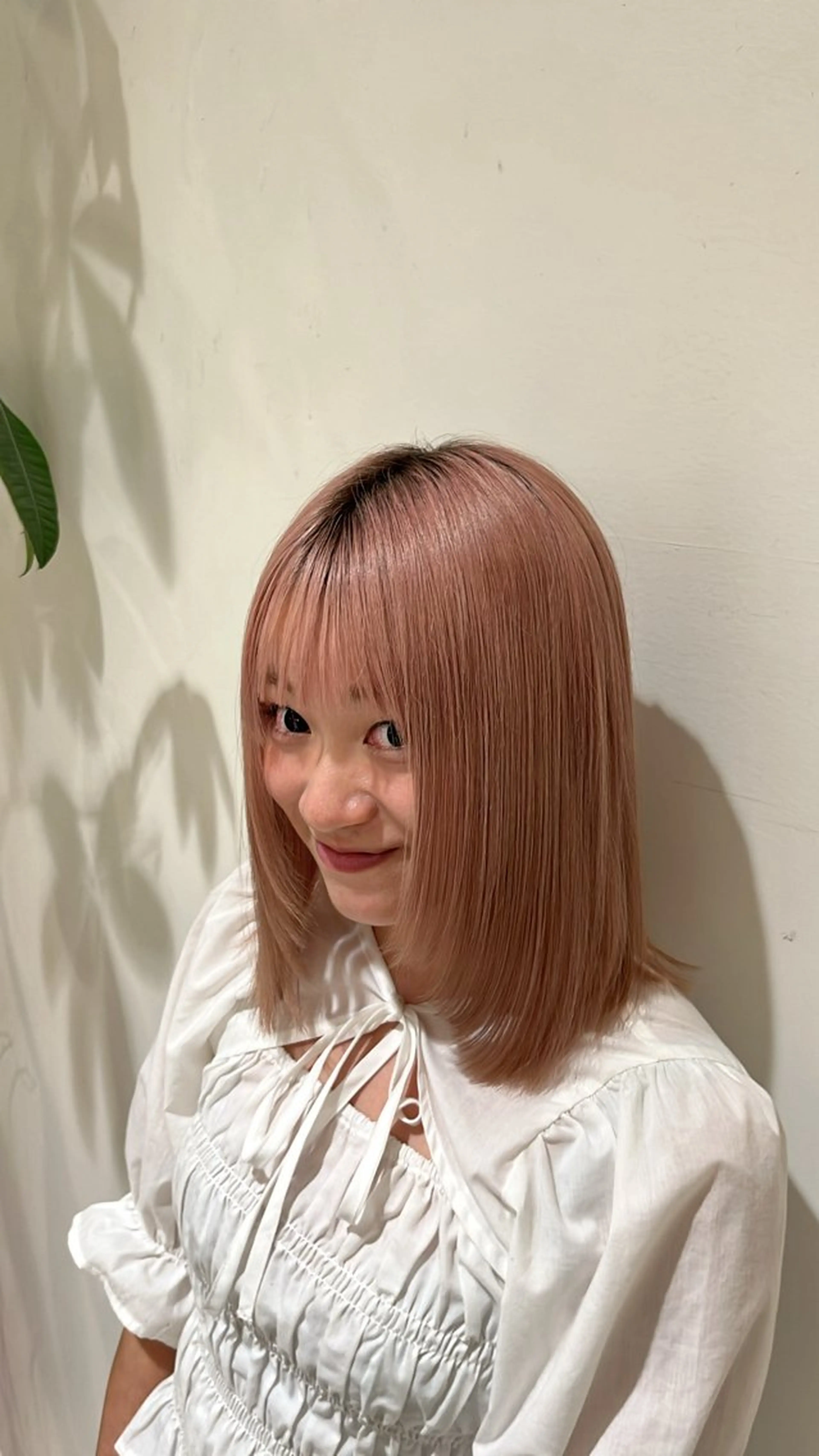 ミディアム 顔周りカット レイヤーカット good day aura所属・淵上 涼花のヘアスタイル