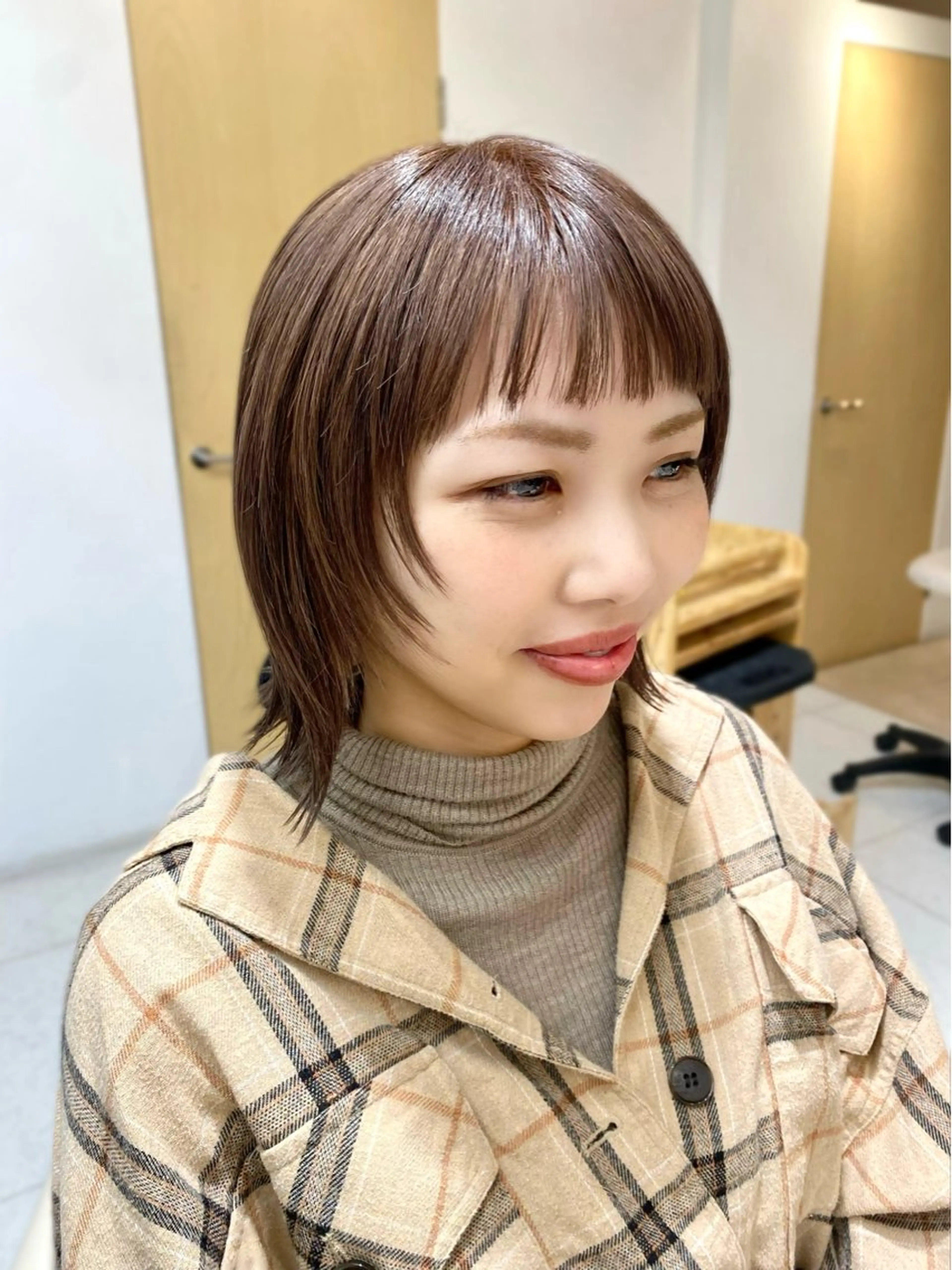 ショート カラー カット ヘアカラー トリートメント 安永 涼のヘアスタイル