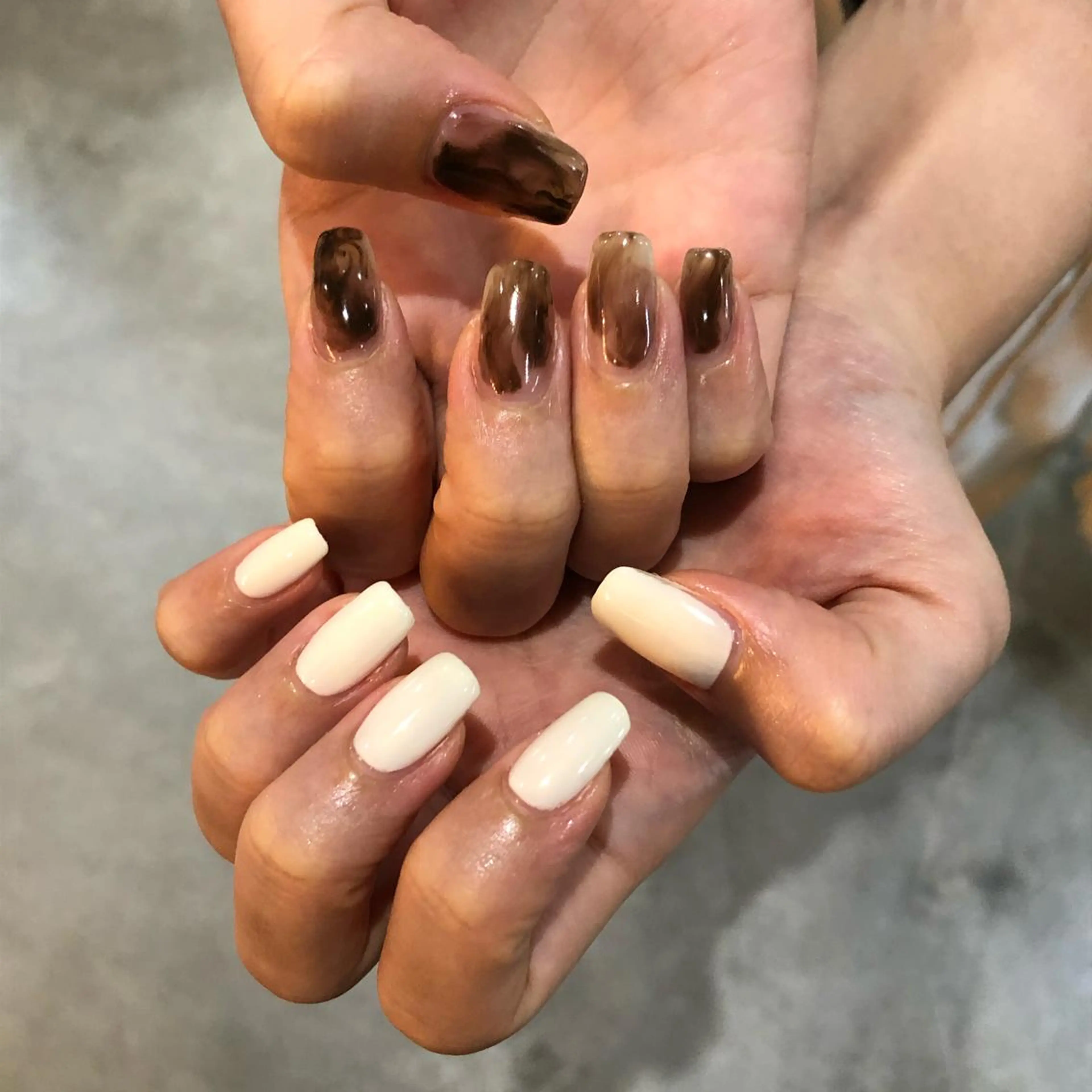 ネイル ニュアンスネイル ワンカラーネイル ハンドネイル .Etel atelier.のネイルデザイン