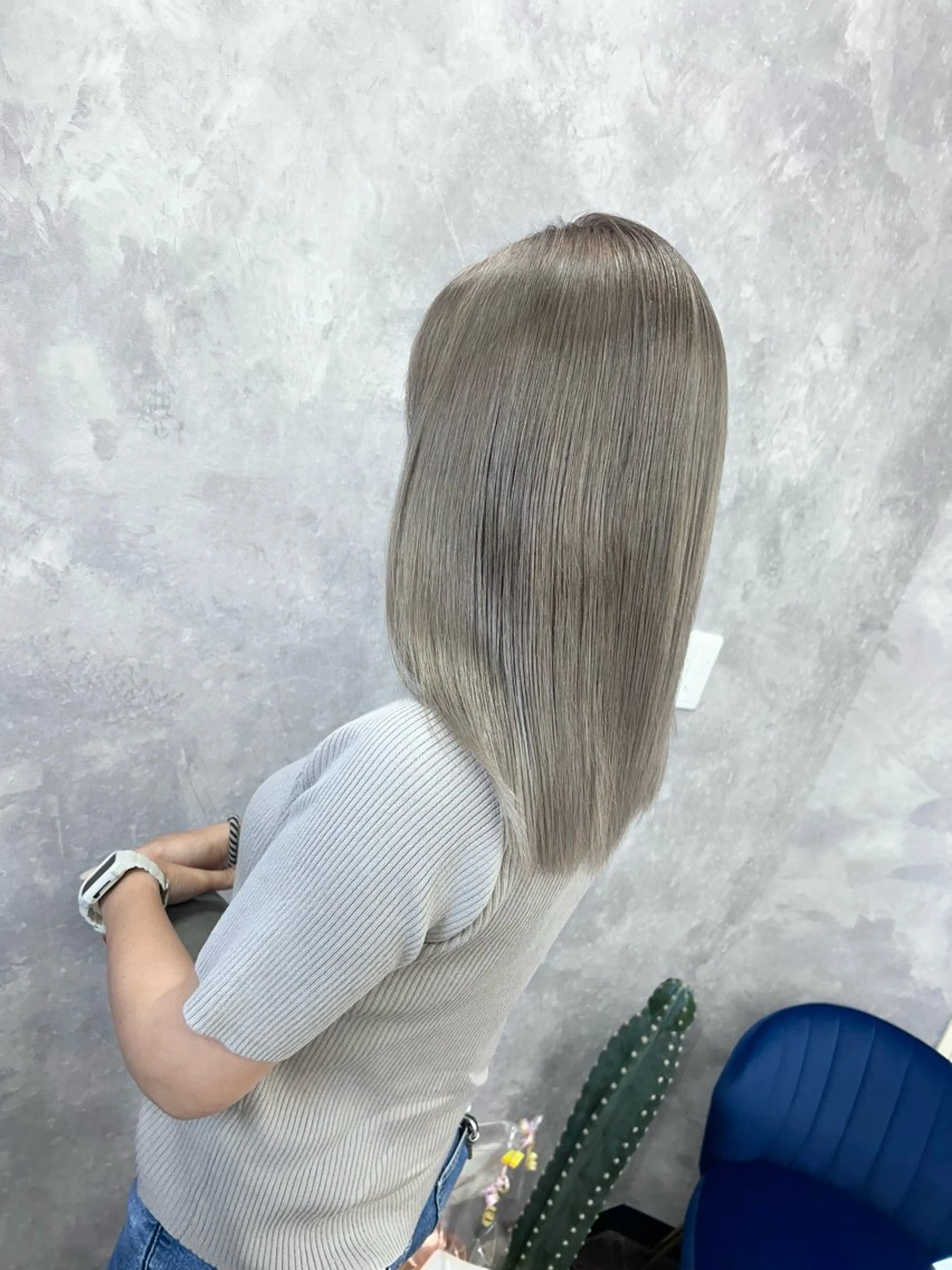 人気No. 1クーポン⭐️カット+ルフレカラーアディクシーカラー+2stepトリートメント✴︎小作✴︎の写真