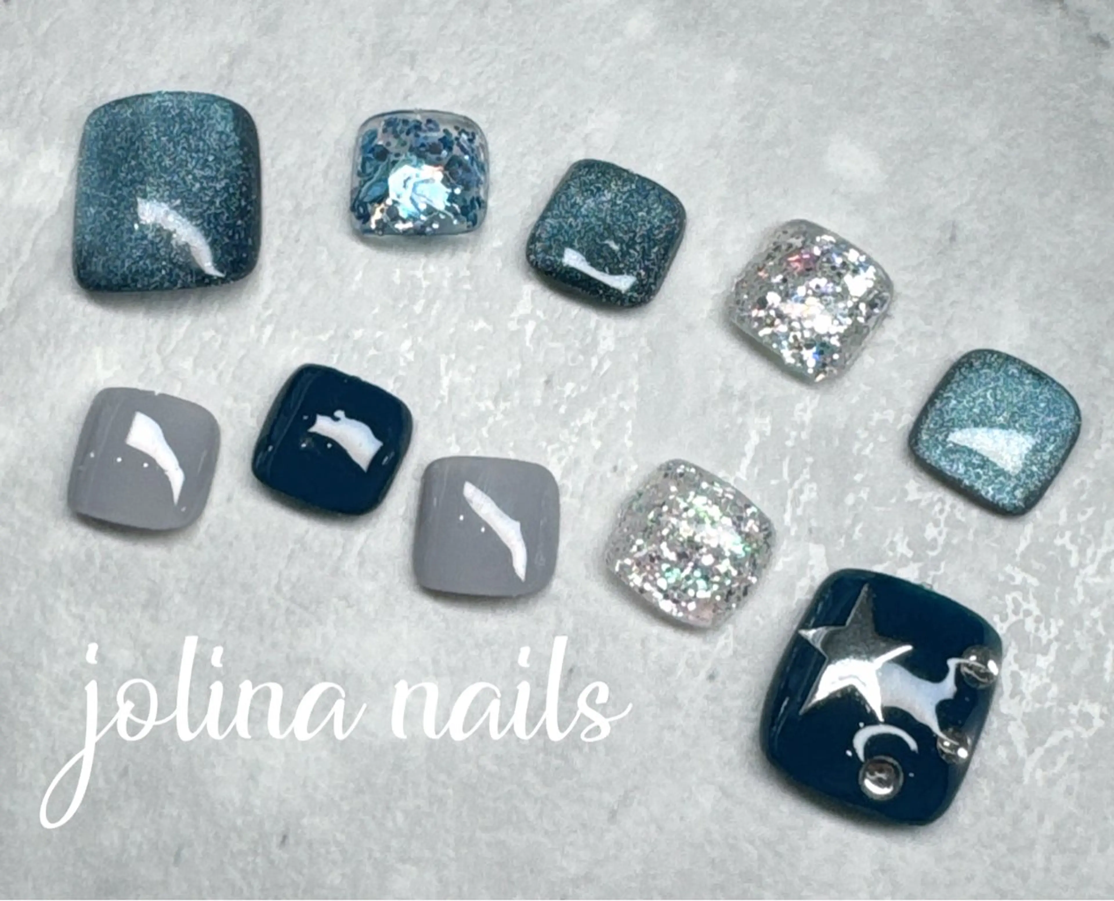 ネイル スカルプネイル ネイルチップ フットネイル jolina nails鶴見店のネイルデザイン