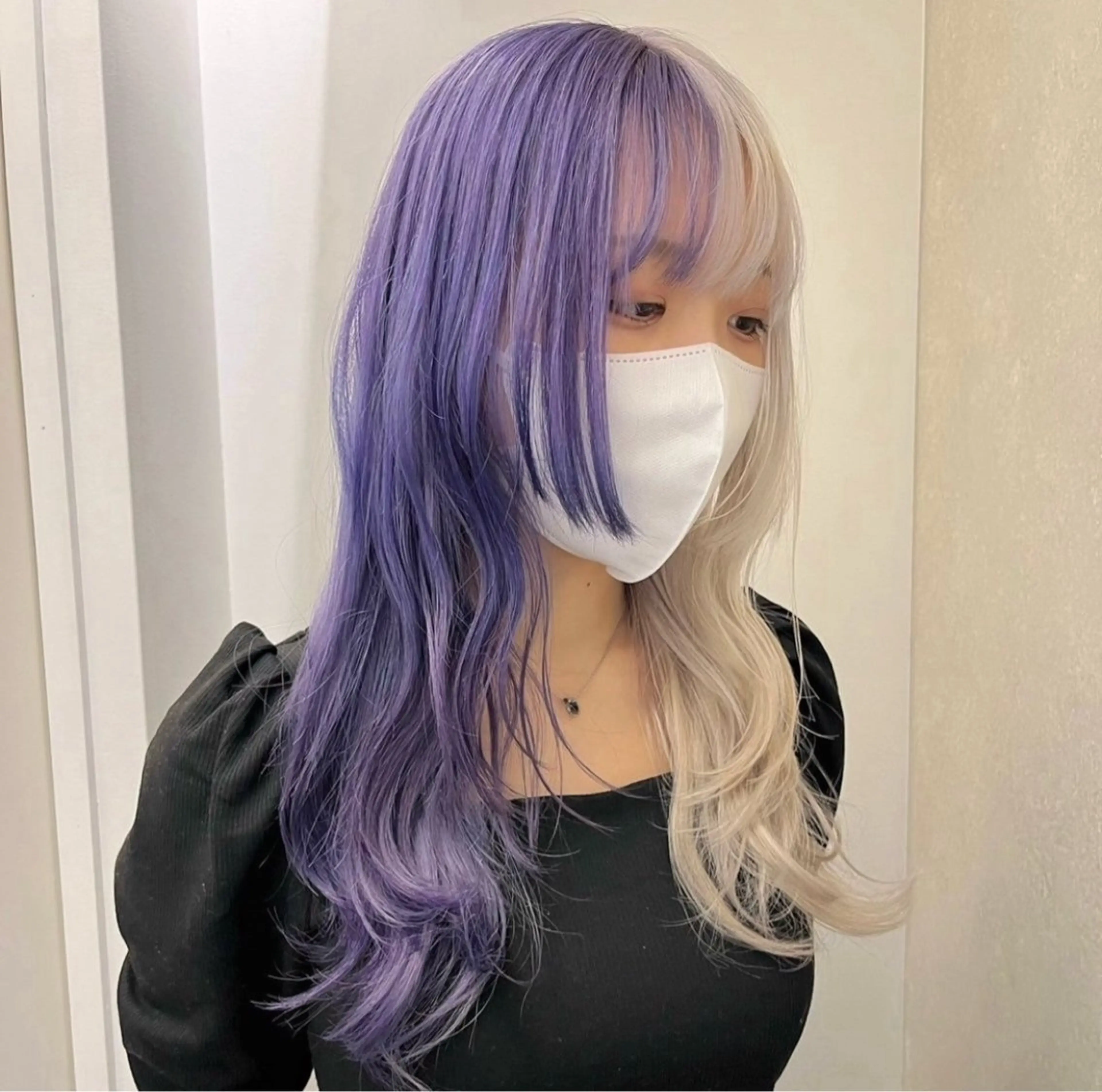 ロング カラー ヘアカラー ハイトーン/パーマ/ メンズ / 櫻本🌐のヘアスタイル