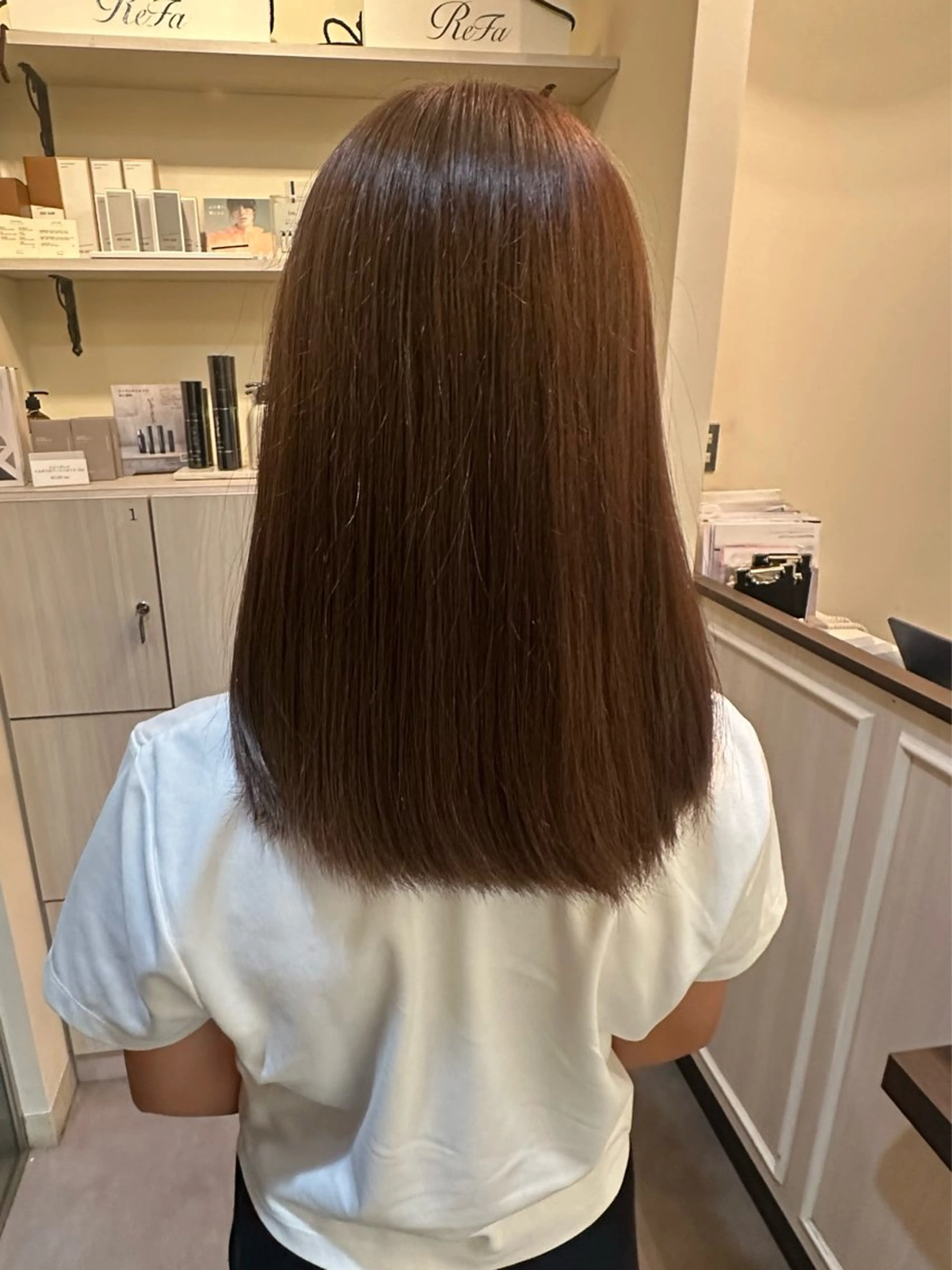 セミロング Uni.所属・⠀ Reoのヘアスタイル