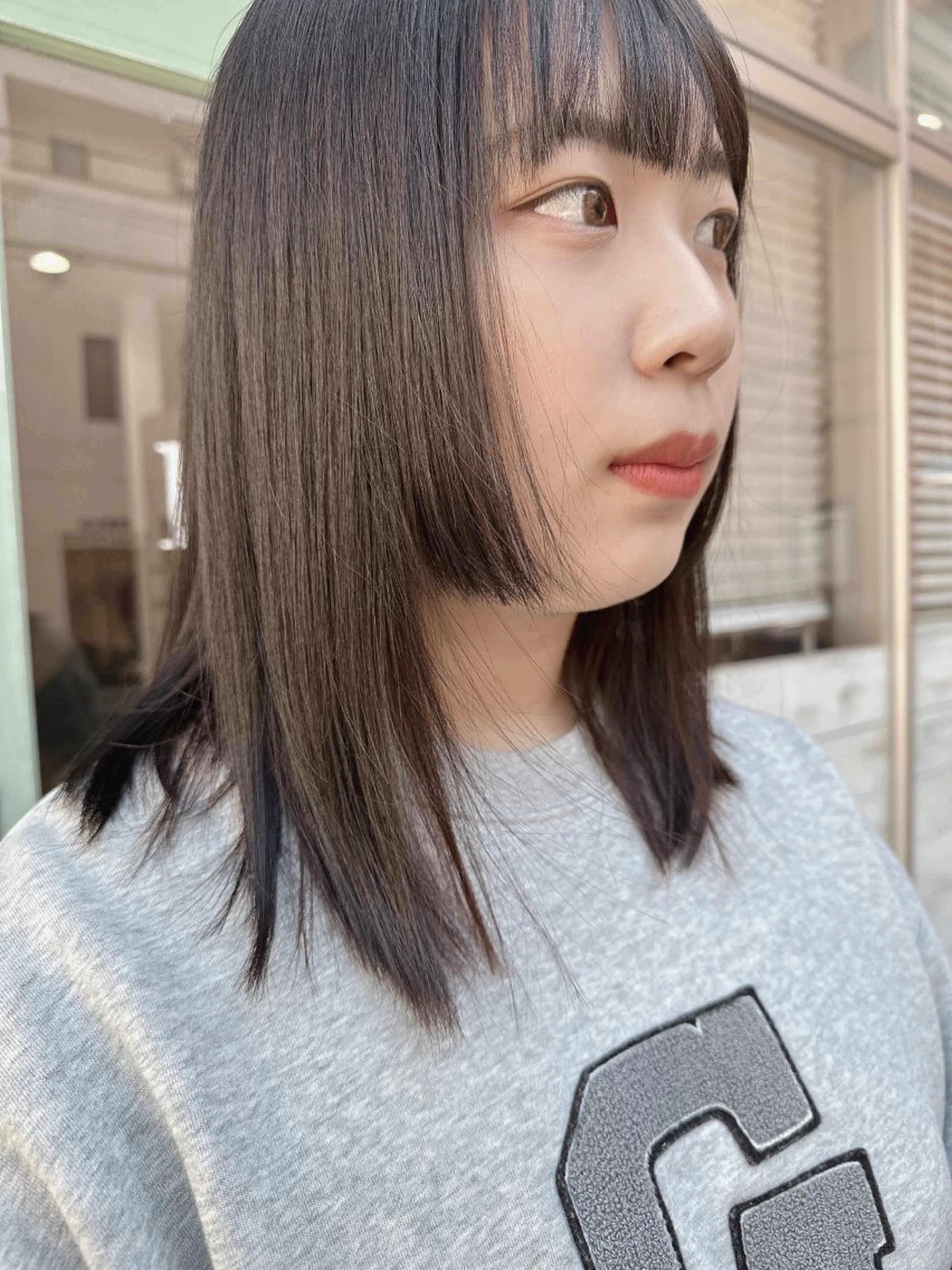 ミディアム 姫カット ROIS渋谷【ロイス】所属・高橋大樹/グレージュ /ベージュ/美髪のヘアスタイル