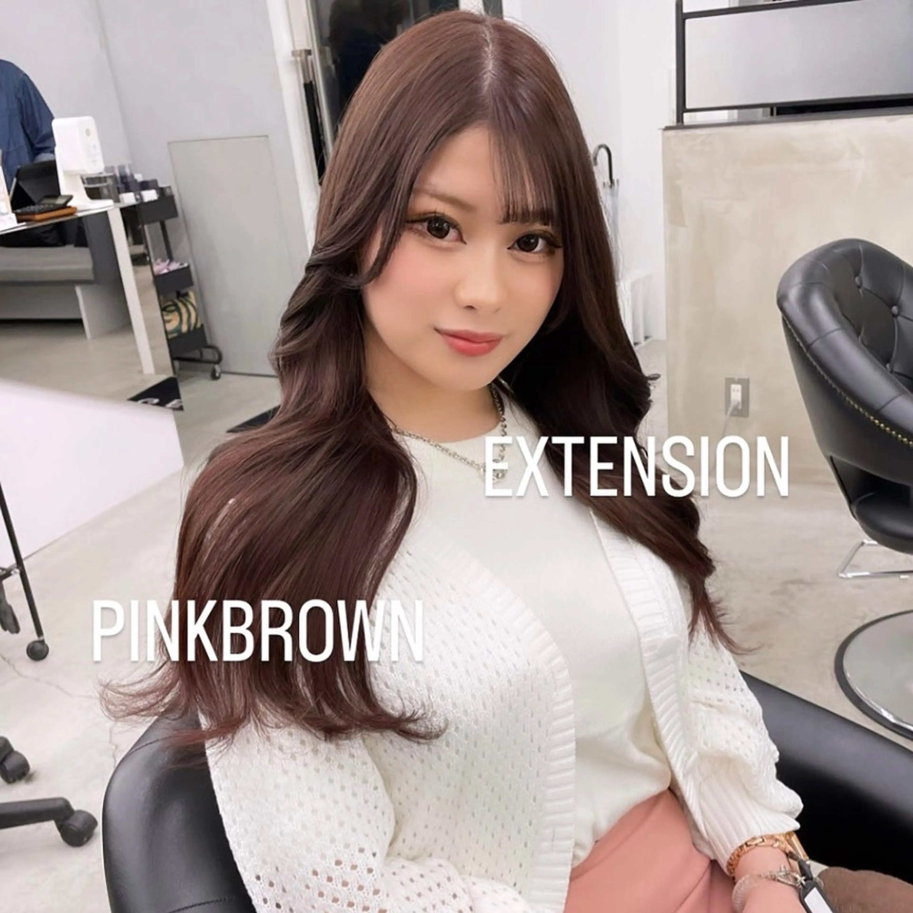 ロング カラー ヘアカラー エクステ エクステ🩵ブリーチ 韓国ヘア🩵KAEのヘアスタイル