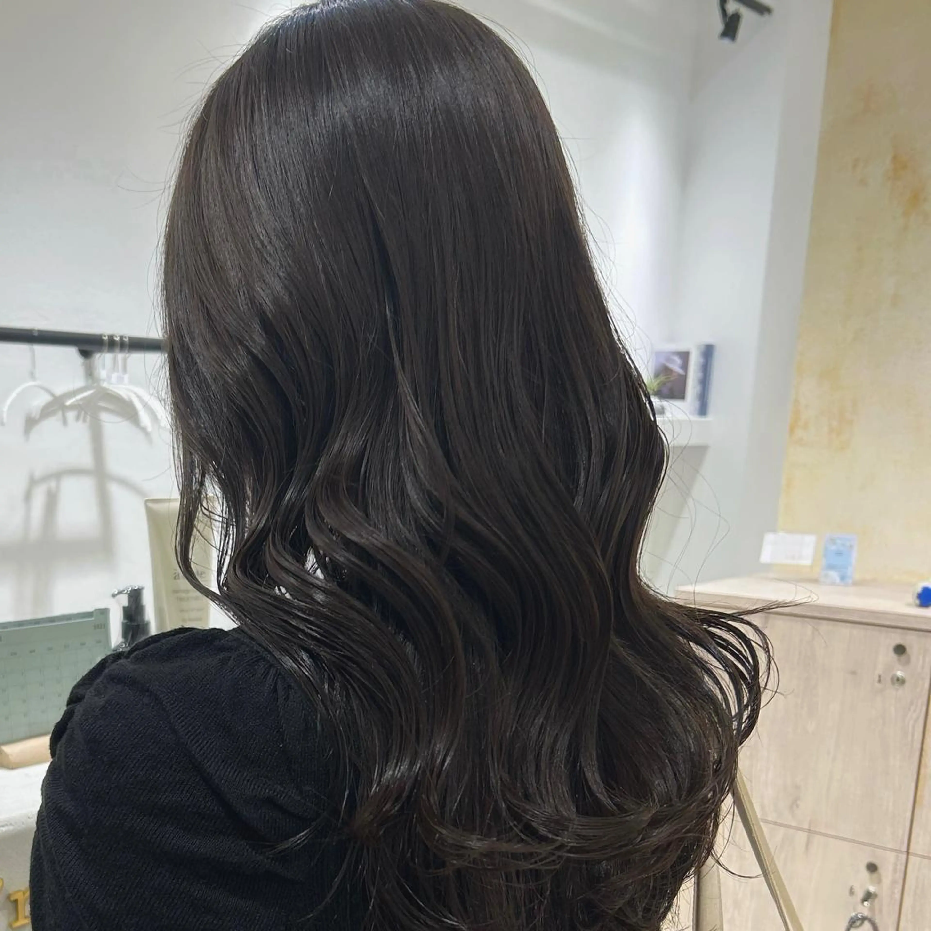 ロング ながい りなのヘアスタイル